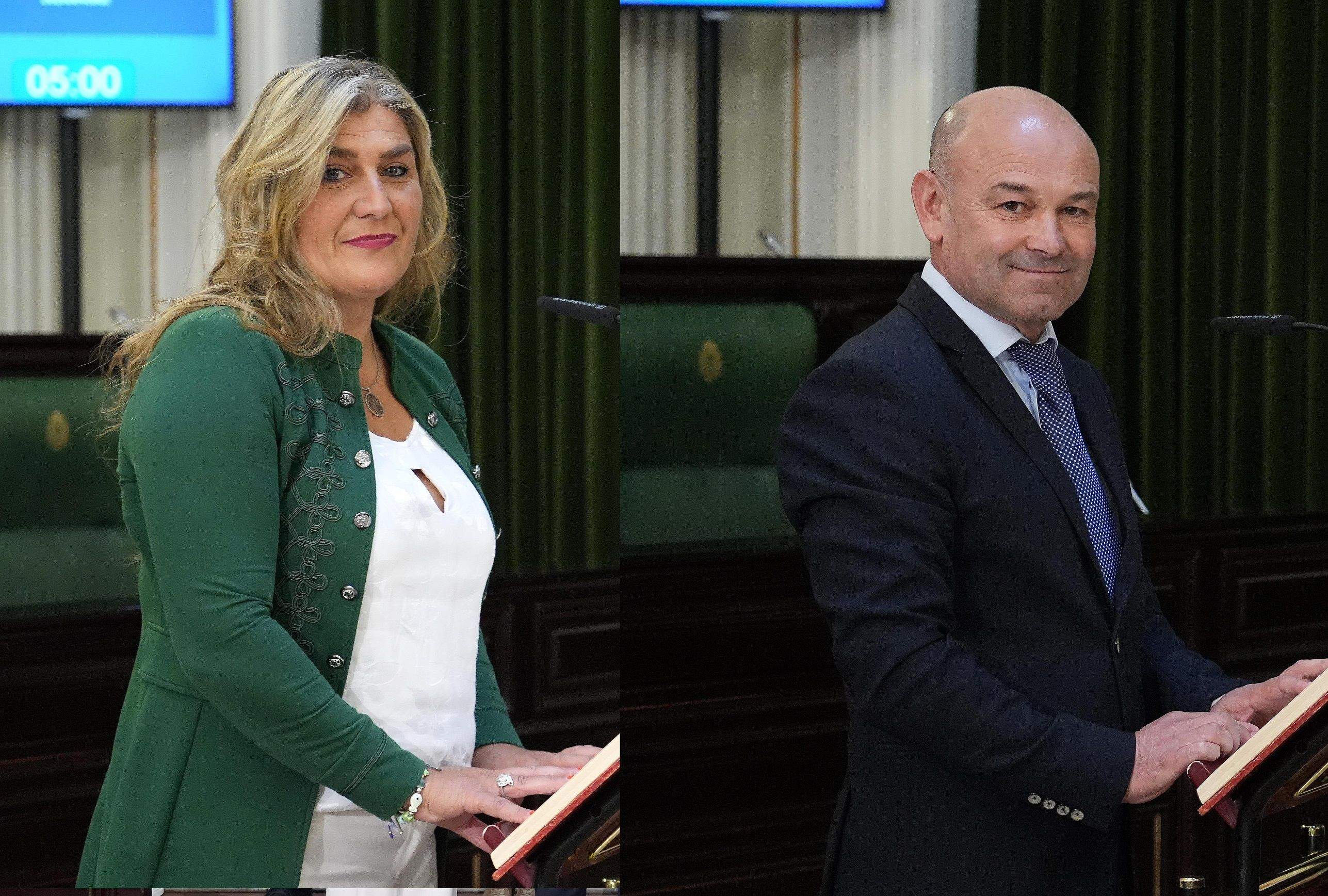 Paula Bouzós y Pablo Castillo