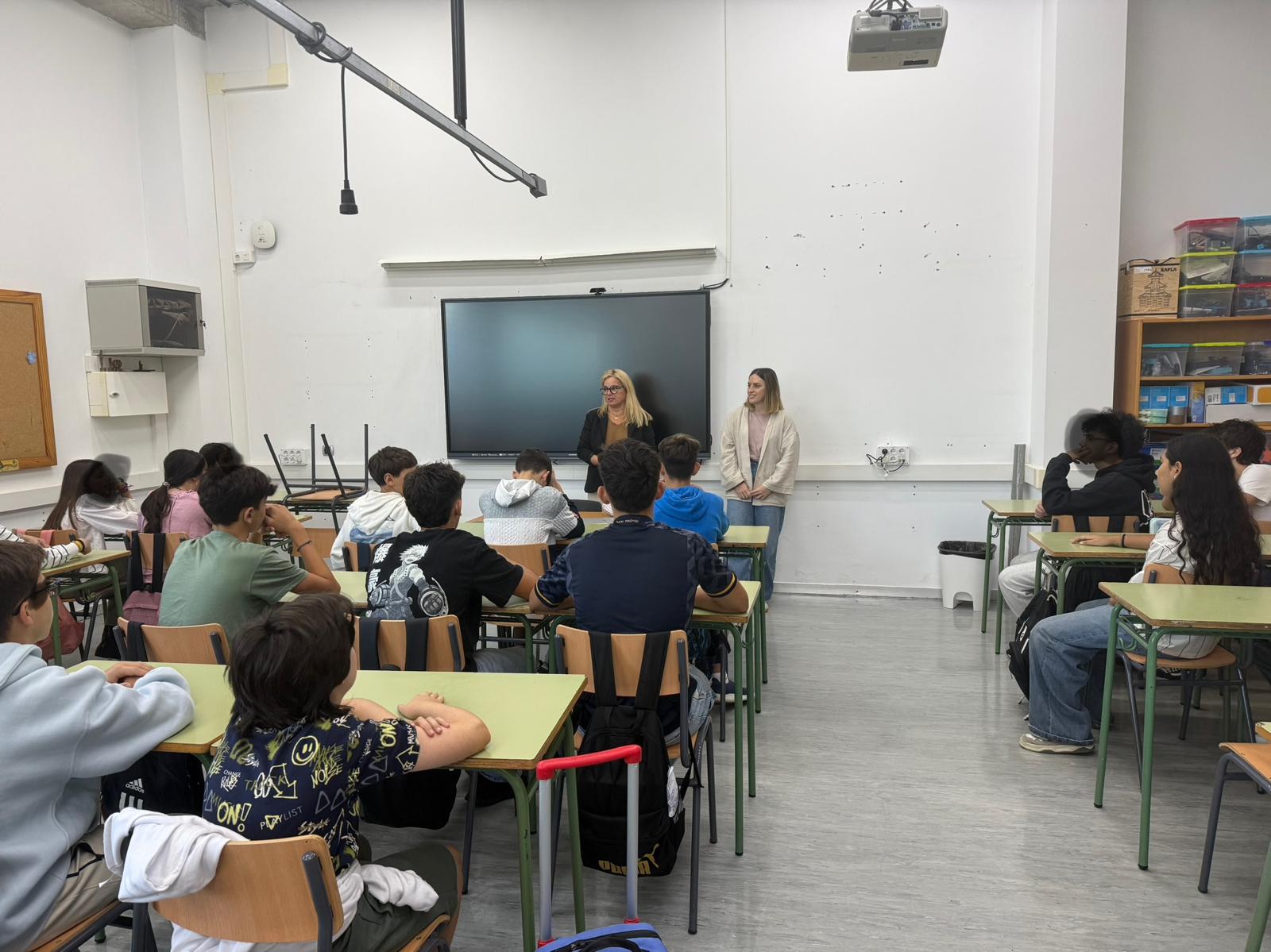 Acción educativa en el IES Sanxenxo en el programa 'Querernos ben'