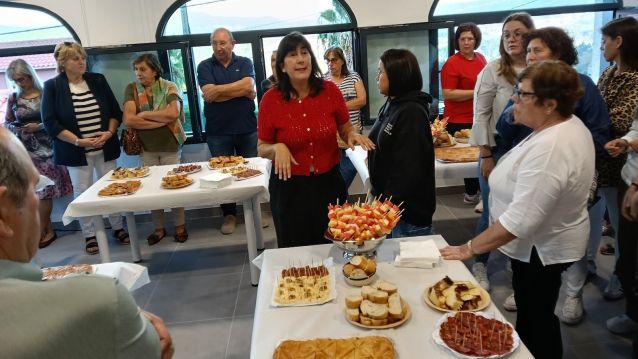 Inauguración del centro social de O Picho, en Vilaboa