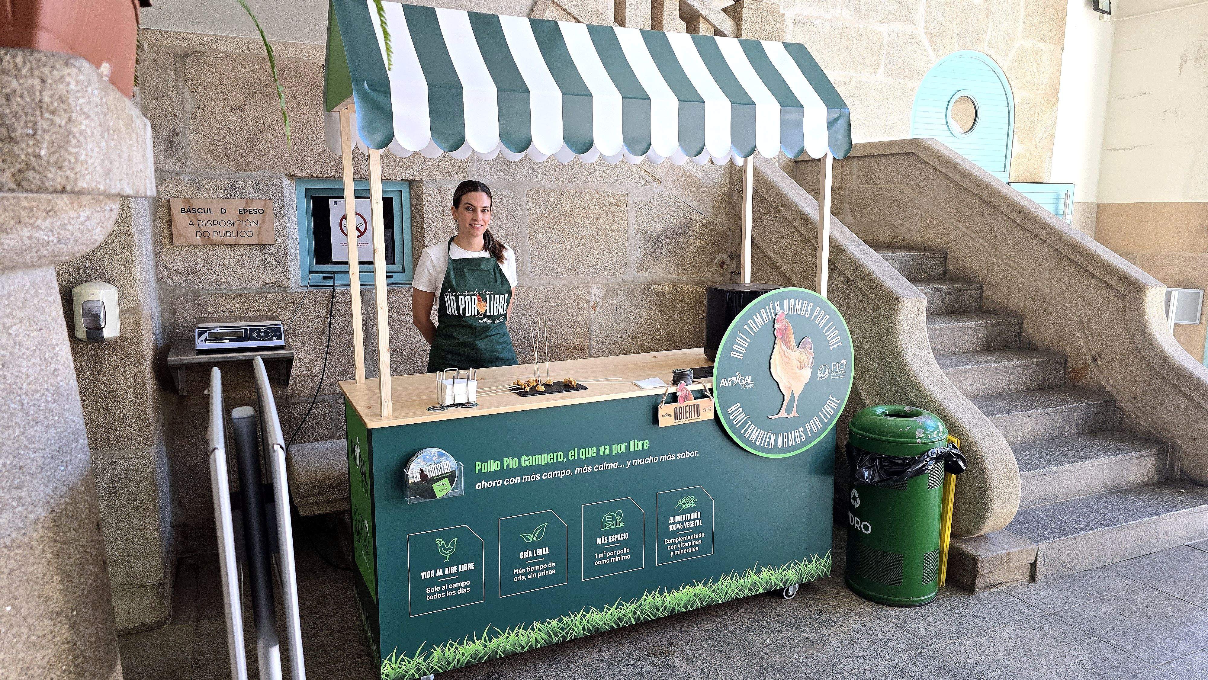 Stand de Avigal en el Mercado de Abastos