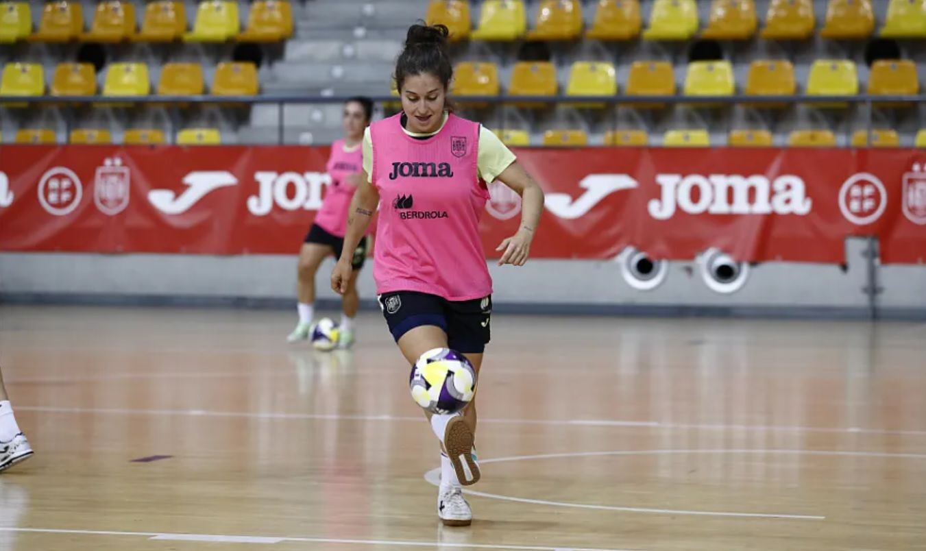 Ale de Paz, nun adestramento da Selección Española