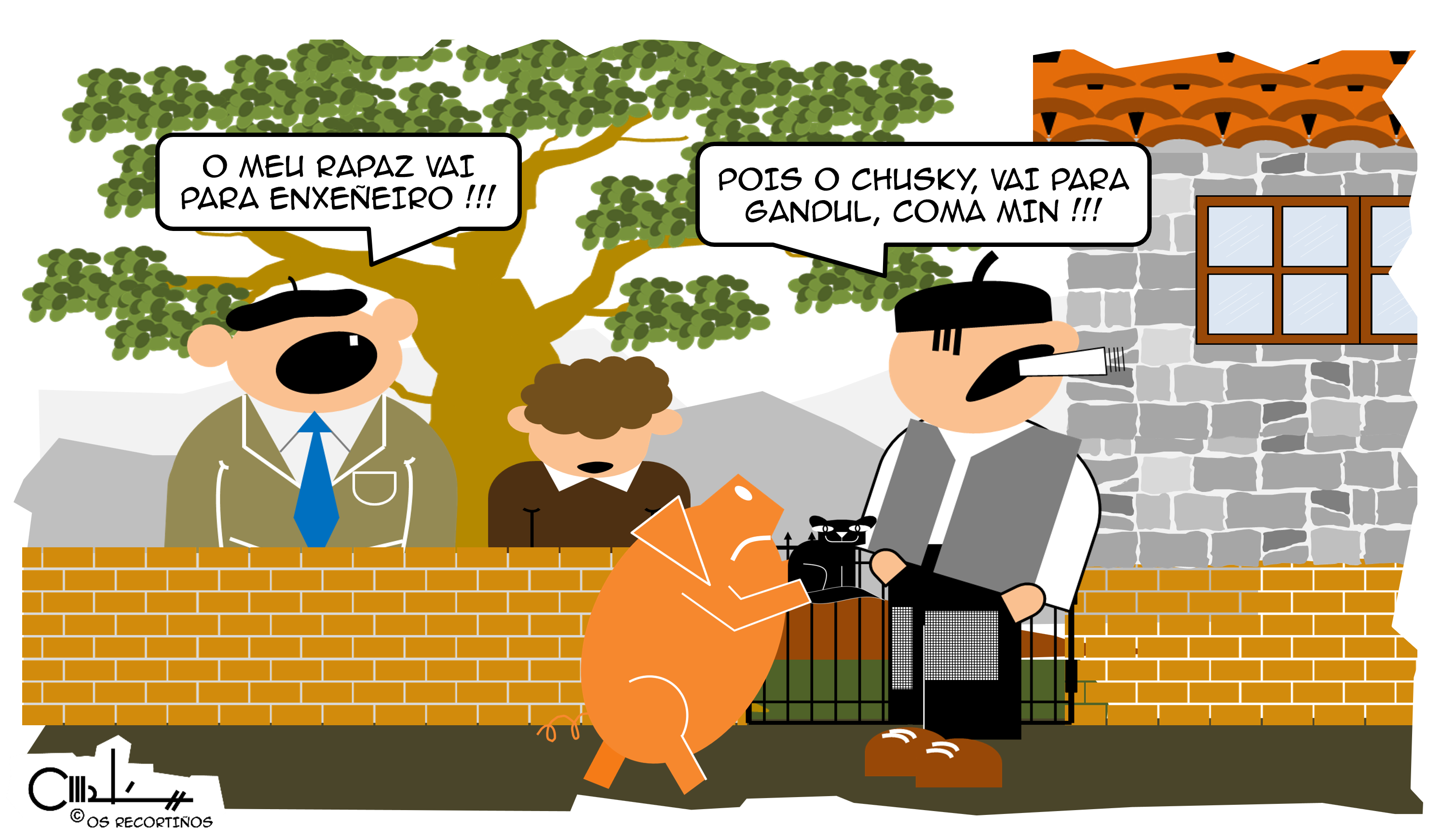 os recortiños IR PARA GANDUL