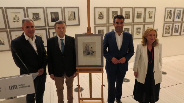 Inicio de las conversaciones para traer al Museo el cuadro "A derradeira lección do mestre" Inicio de las conversaciones para traer al Museo el cuadro "A derradeira lección do mestre"