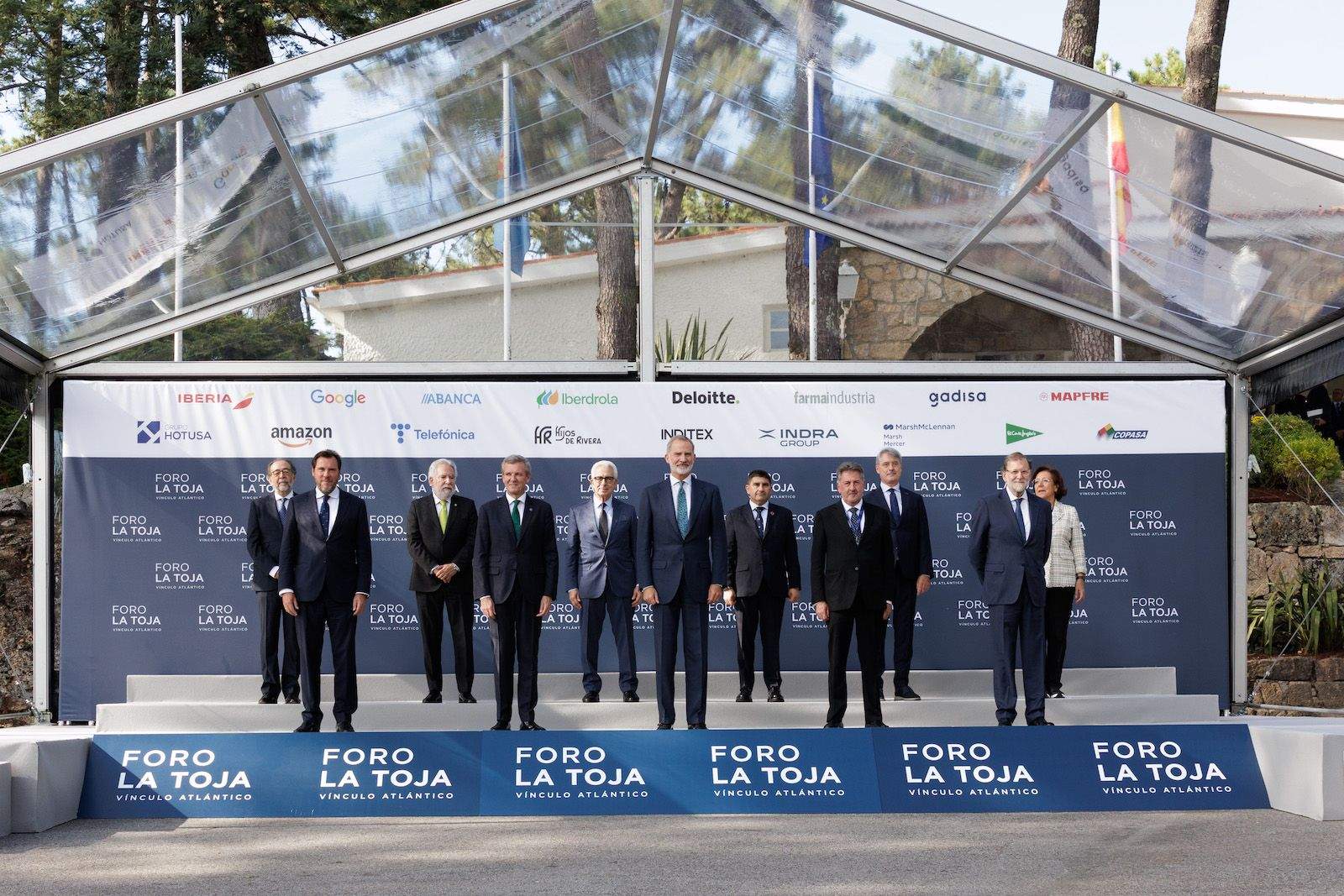 O rei Felipe VI inaugura o sétimo Foro La Toja-Vínculo Atlántico
