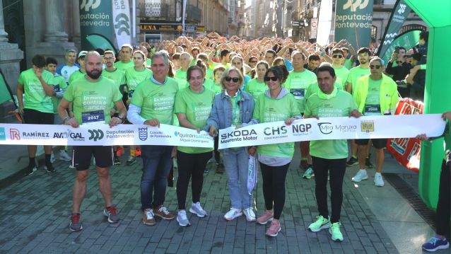 Séptima edición de la marcha contra el cáncer en Pontevedra