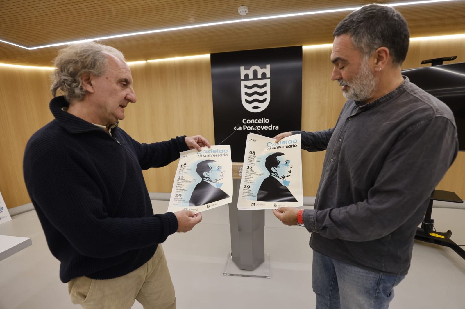Xaime Toxo e Demetrio Gómez