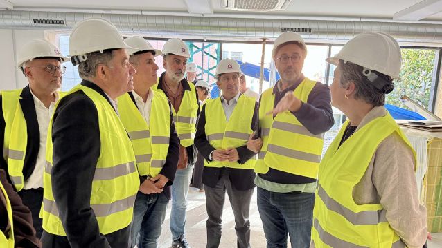 Visita ás obras de rehabilitación do antigo conservatorio