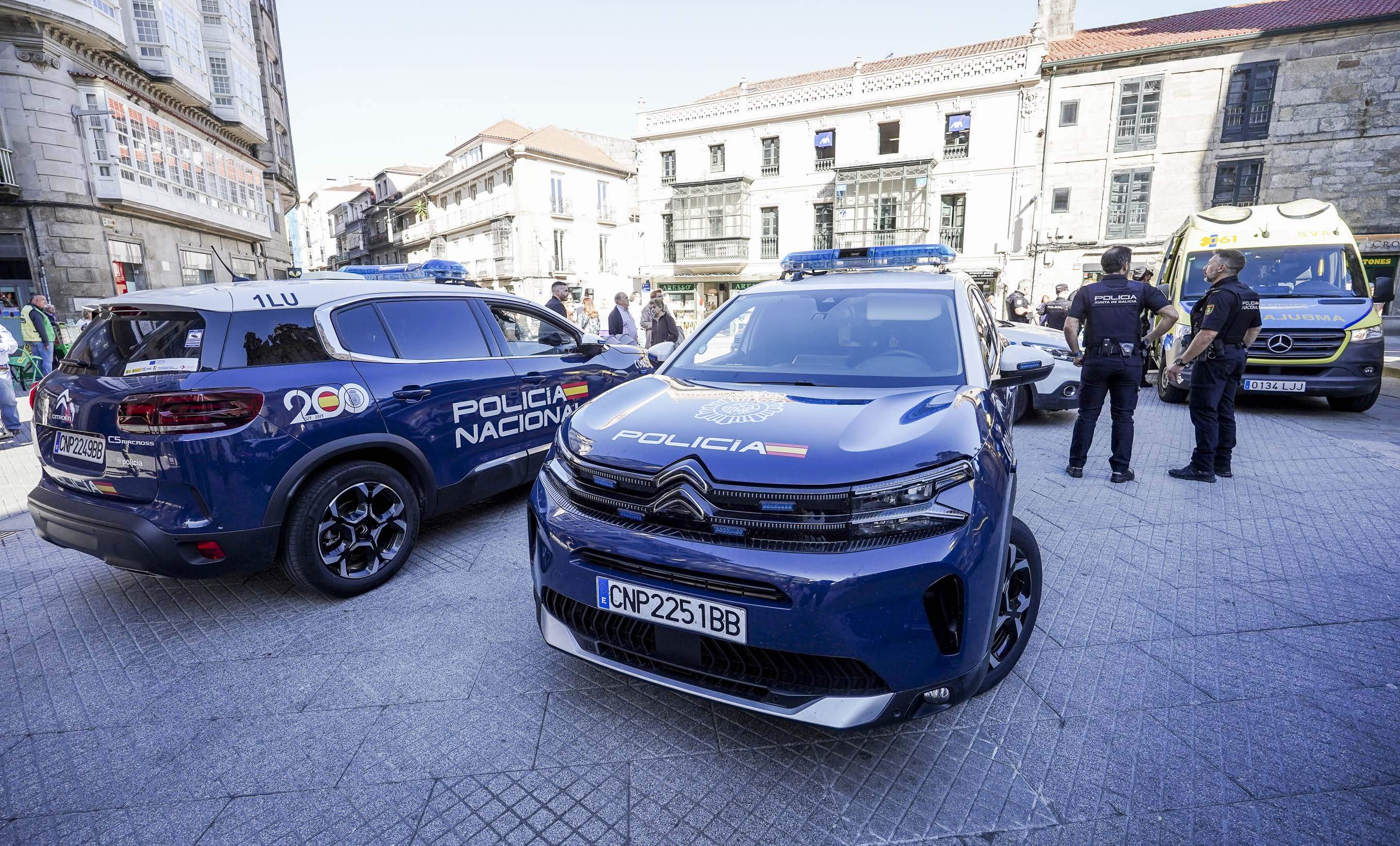 Intervención de la Policía Nacional en la Peregrina