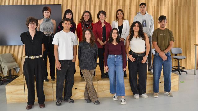 Participantes no taller de Novos Cinemas con Anxos Fazáns