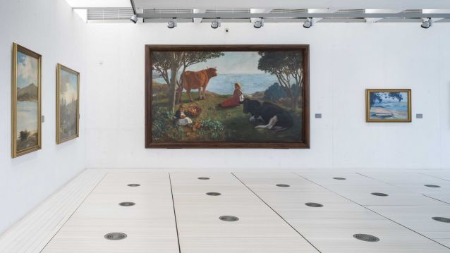 "Pastoral", de Francisco Lloréns, no Museo de Pontevedra