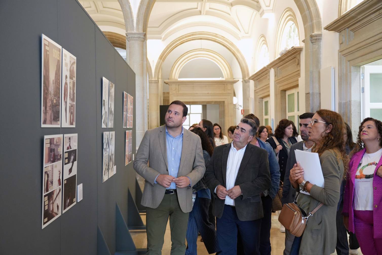 Inauguración de la exposición de cómic