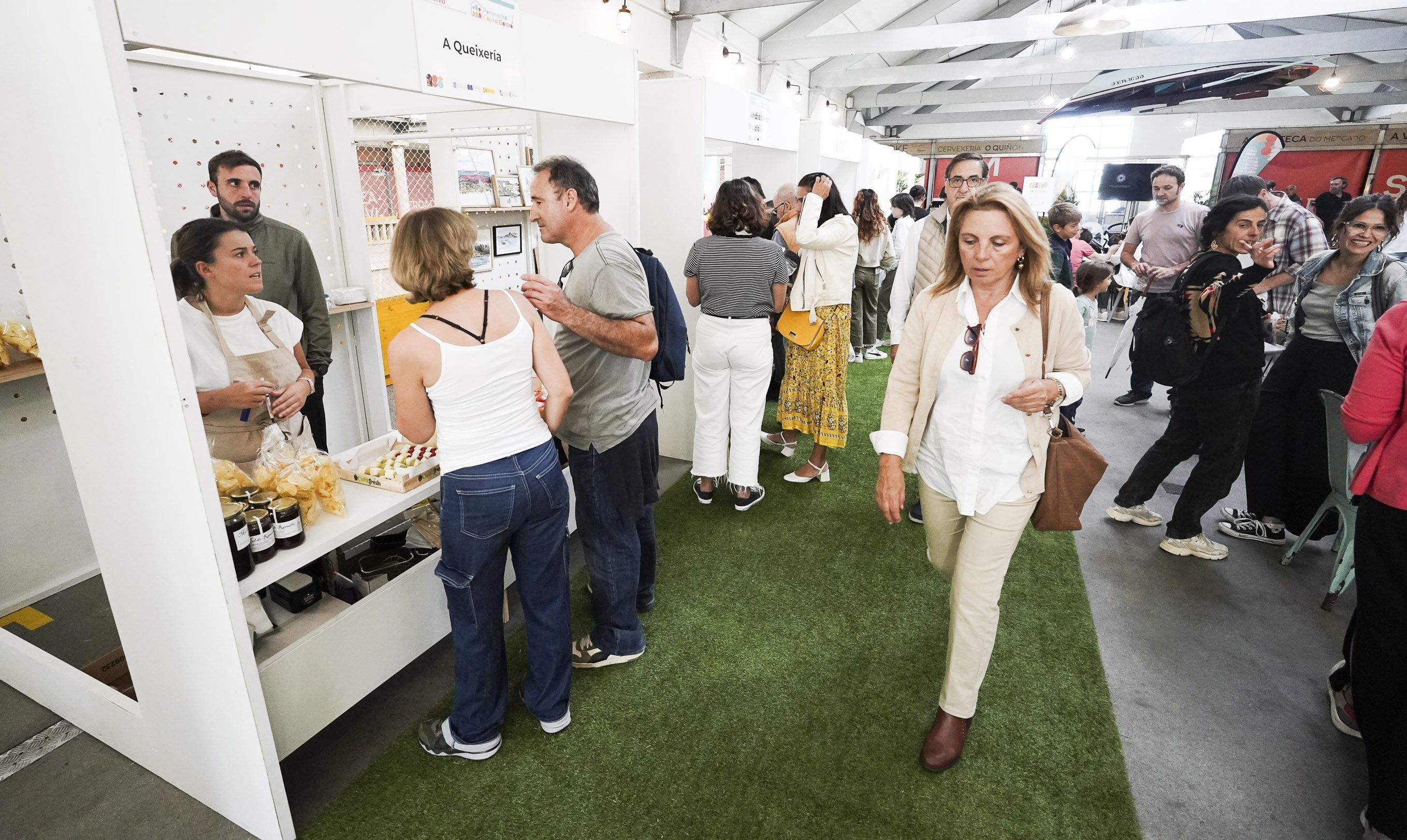 Mercado creativo en la Plaza de Abastos