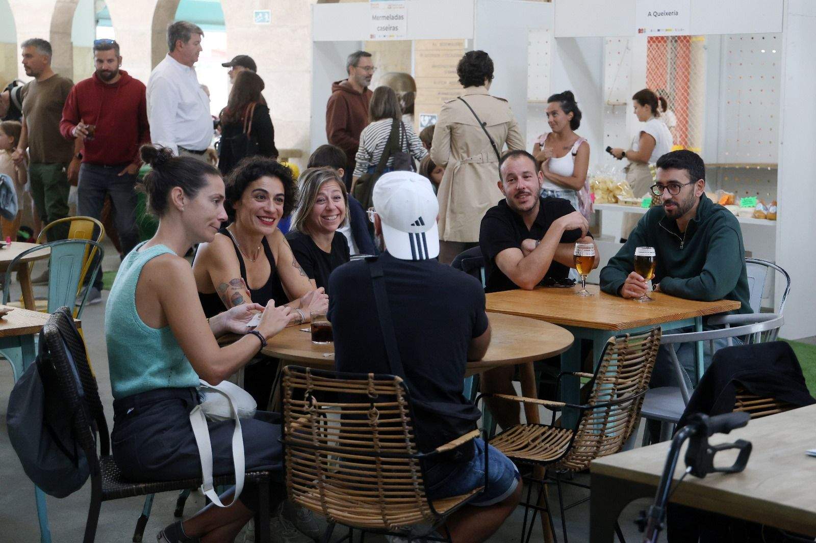 Mercado creativo na Praza de Abastos