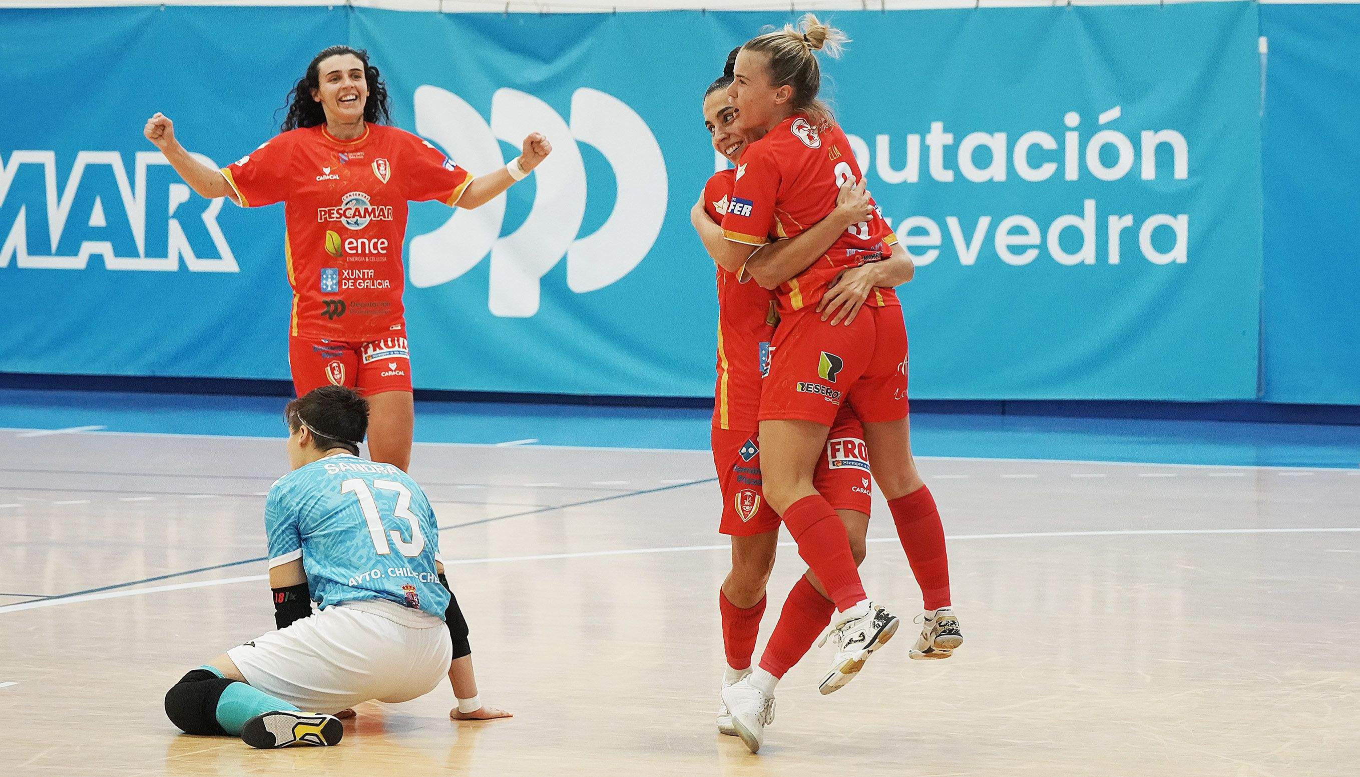 Partido entre Poio Pescamar y Chiloeches en A Seca Partido entre Poio Pescamar y Chiloeches en A Seca