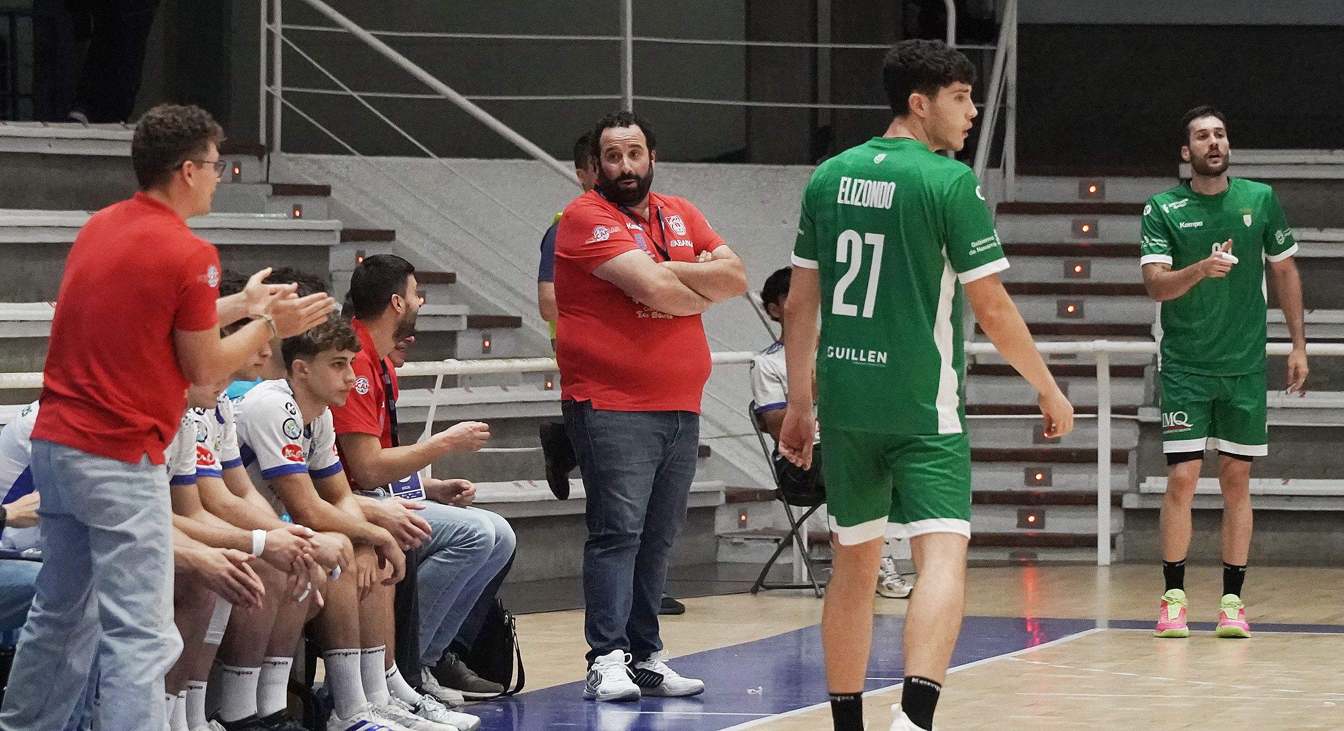 Quiños, en el partido entre Cisne y Anaitasuna