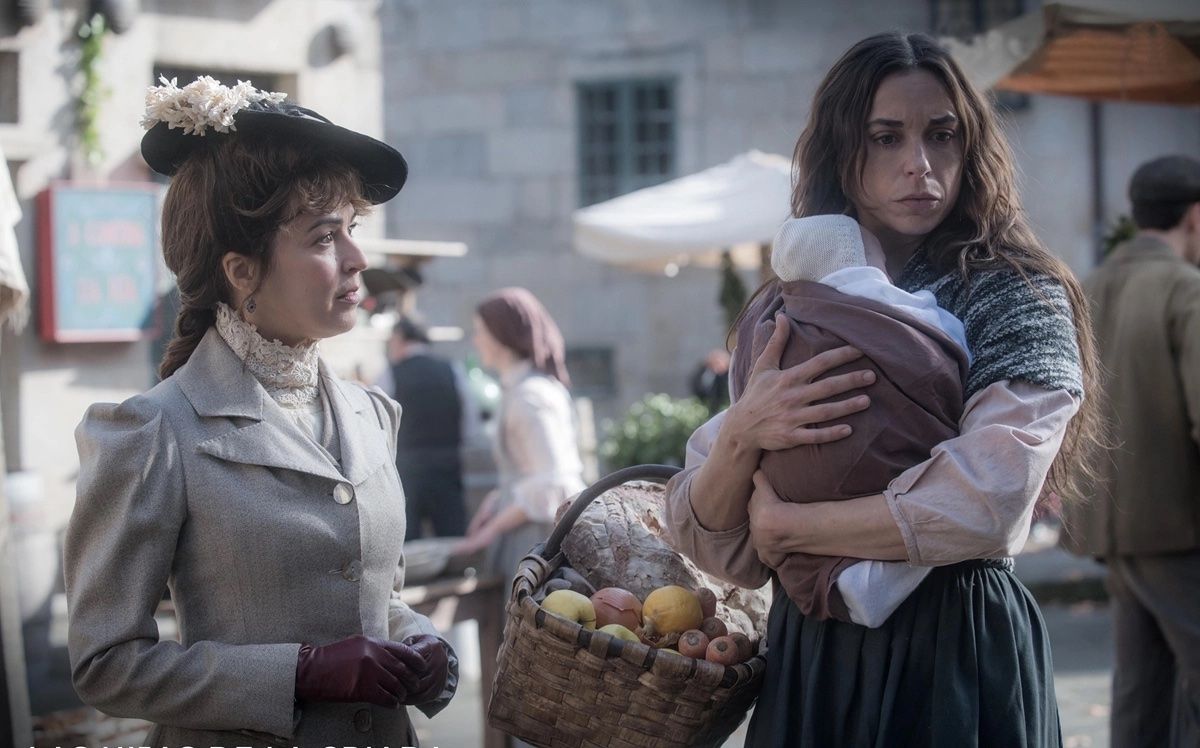 Escena de 'Las hijas de la criada' en la Praza da Leña