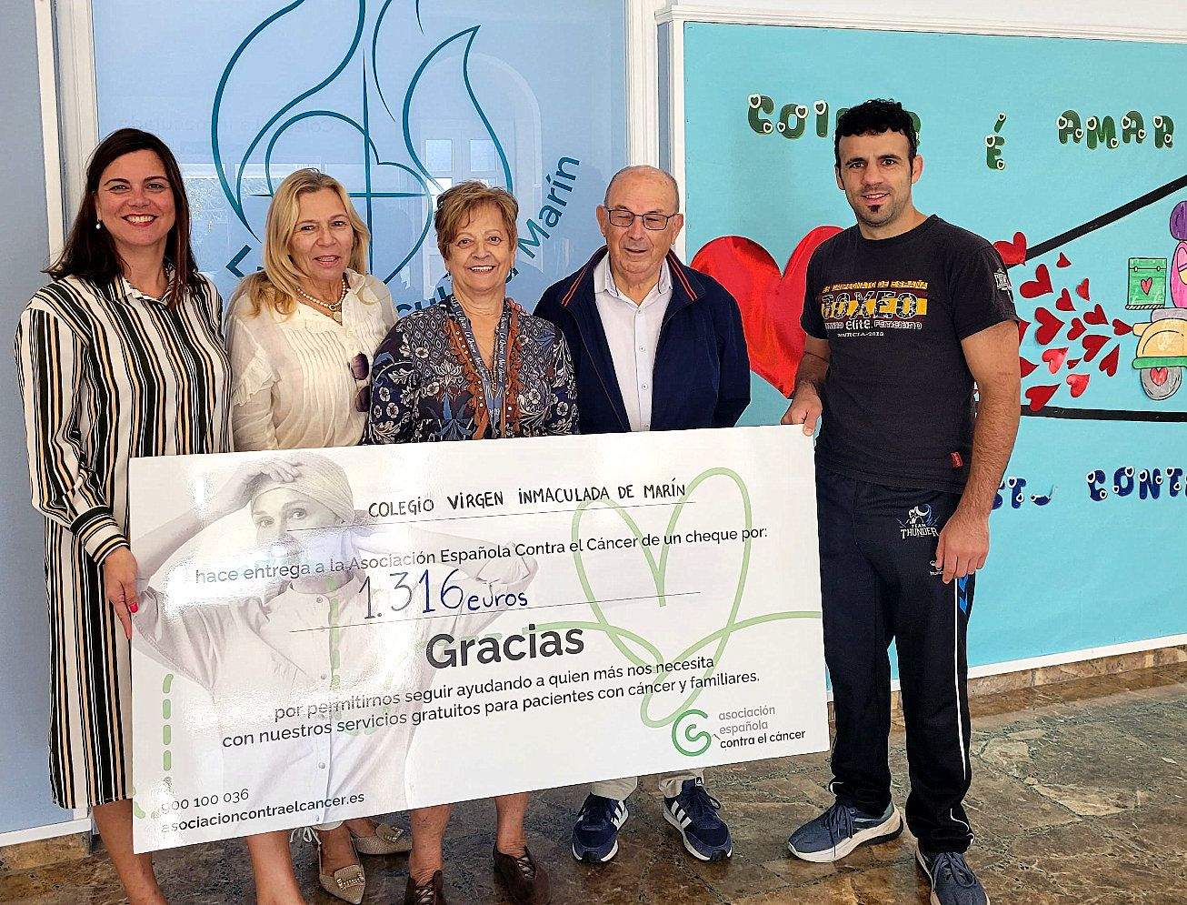 Fondos destinados á AECC grazas á carreira solidaria