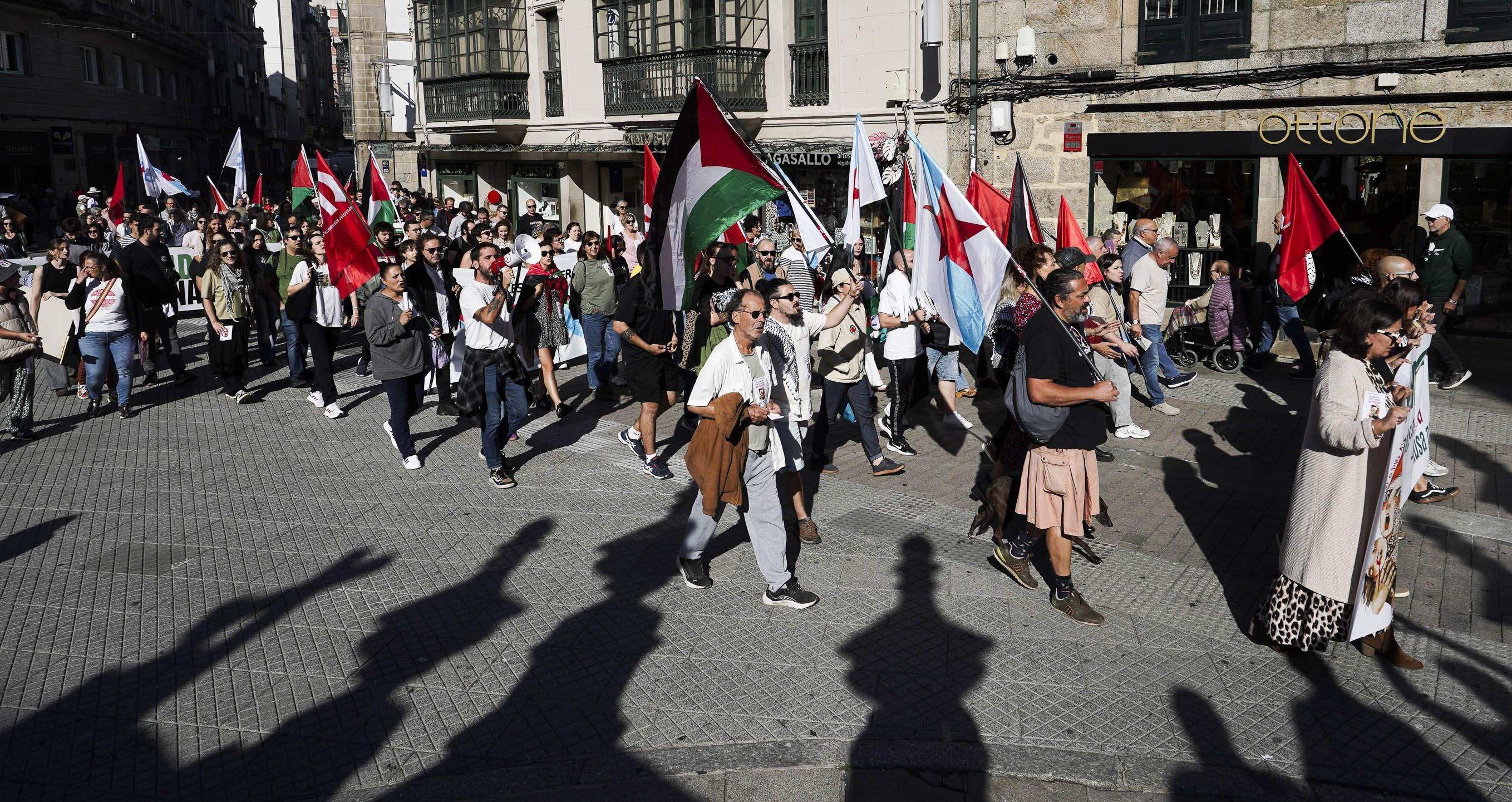 Concentracións en apoio a Palestina