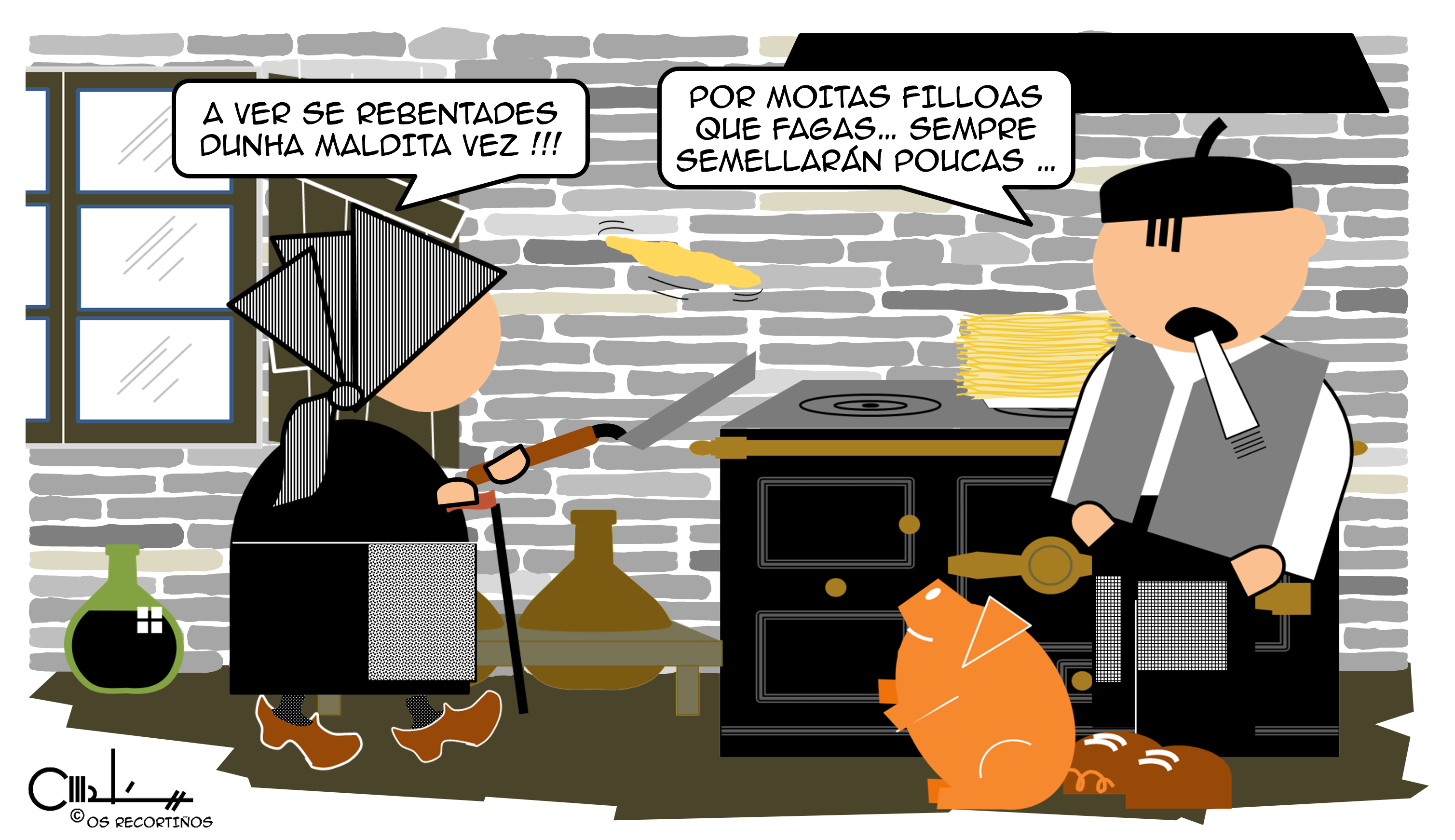 os recortiños FILLOADA