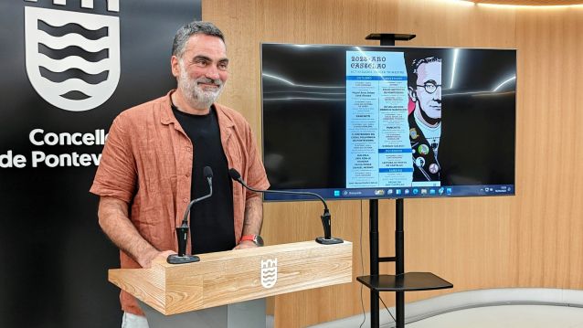 Demetrio Gómez, concelleiro de Cultura, presenta os últimos actos do Ano Castelao