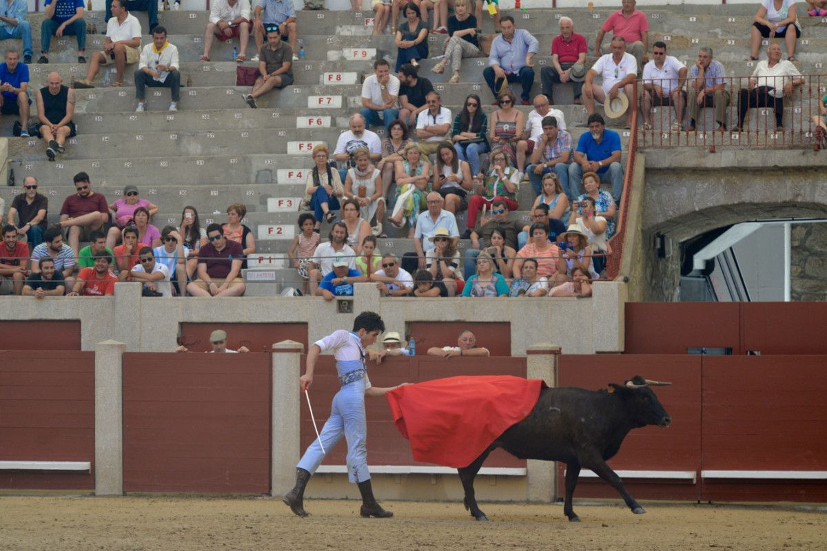 Capea en la plaza de toros de Pontevedra