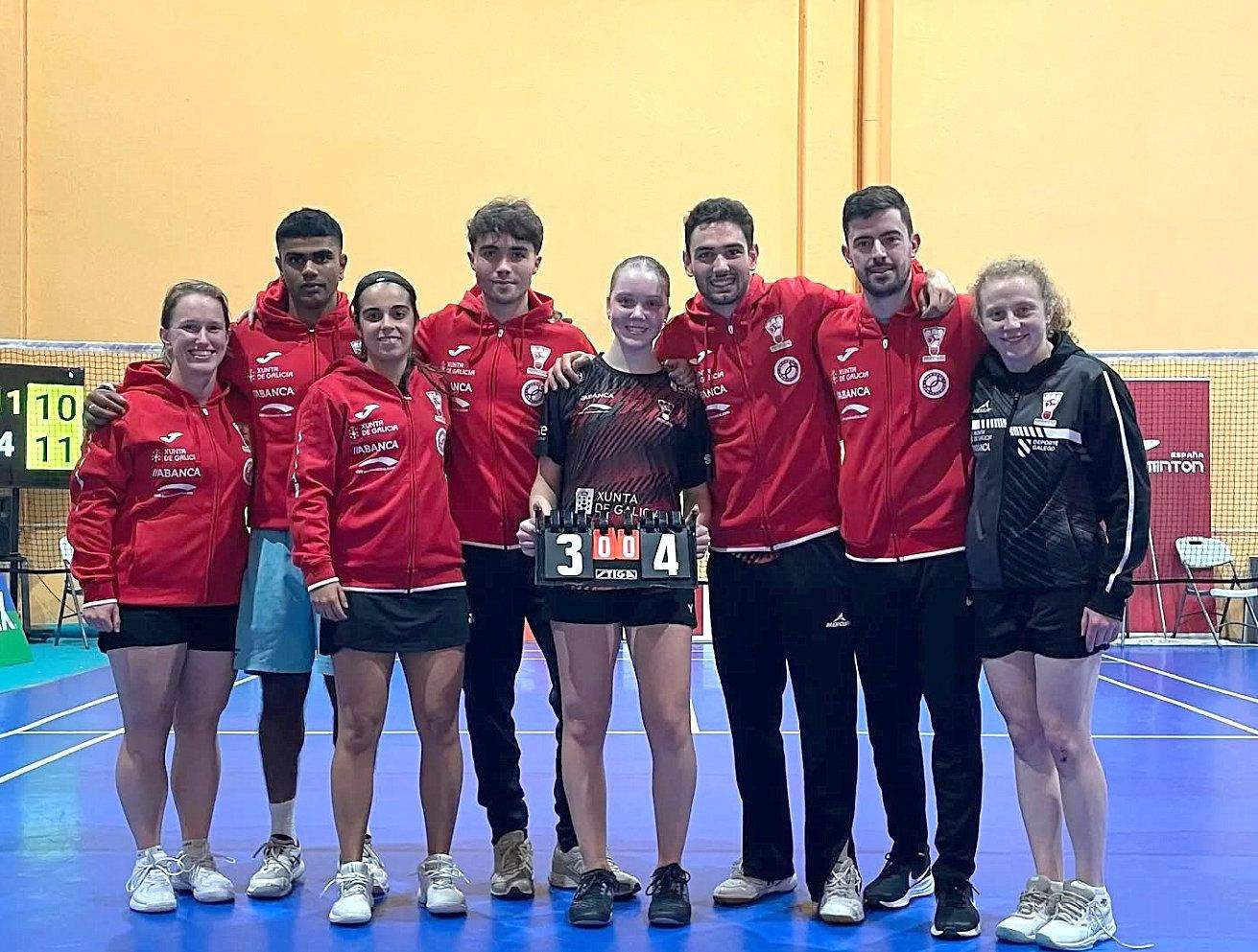 Bádminton Pontevedra logra gañar en Huesca