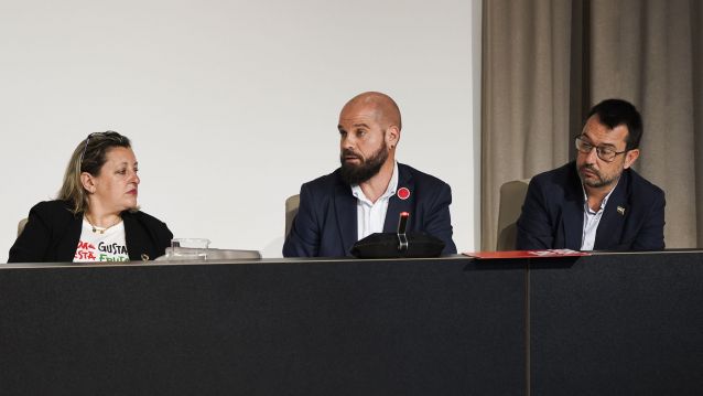 Parte da representación socialista no pleno do Concello de Pontevedra