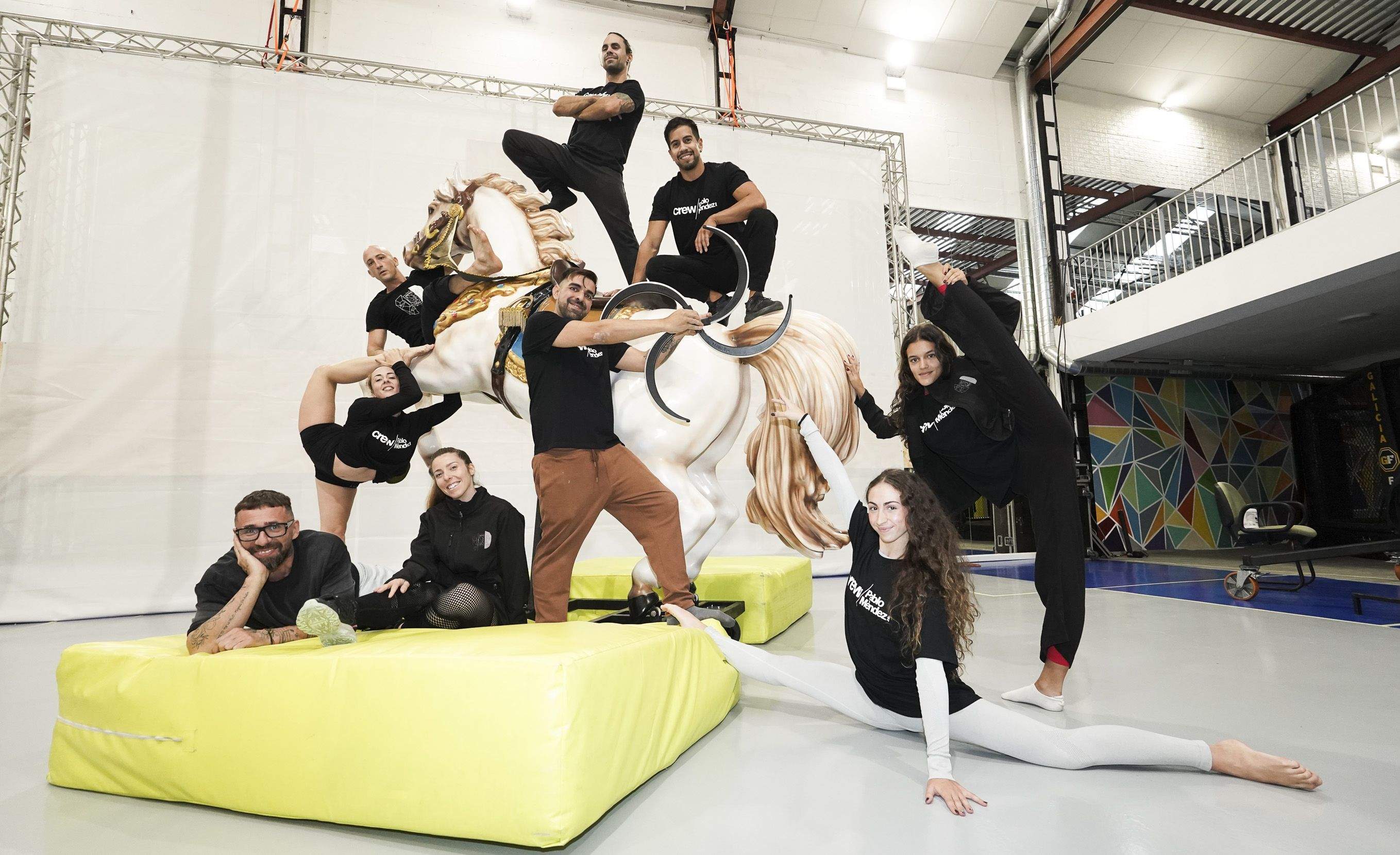 Integrantes da compañía Pablo Méndez Performances que participan no espectáculo 'Nymeria'