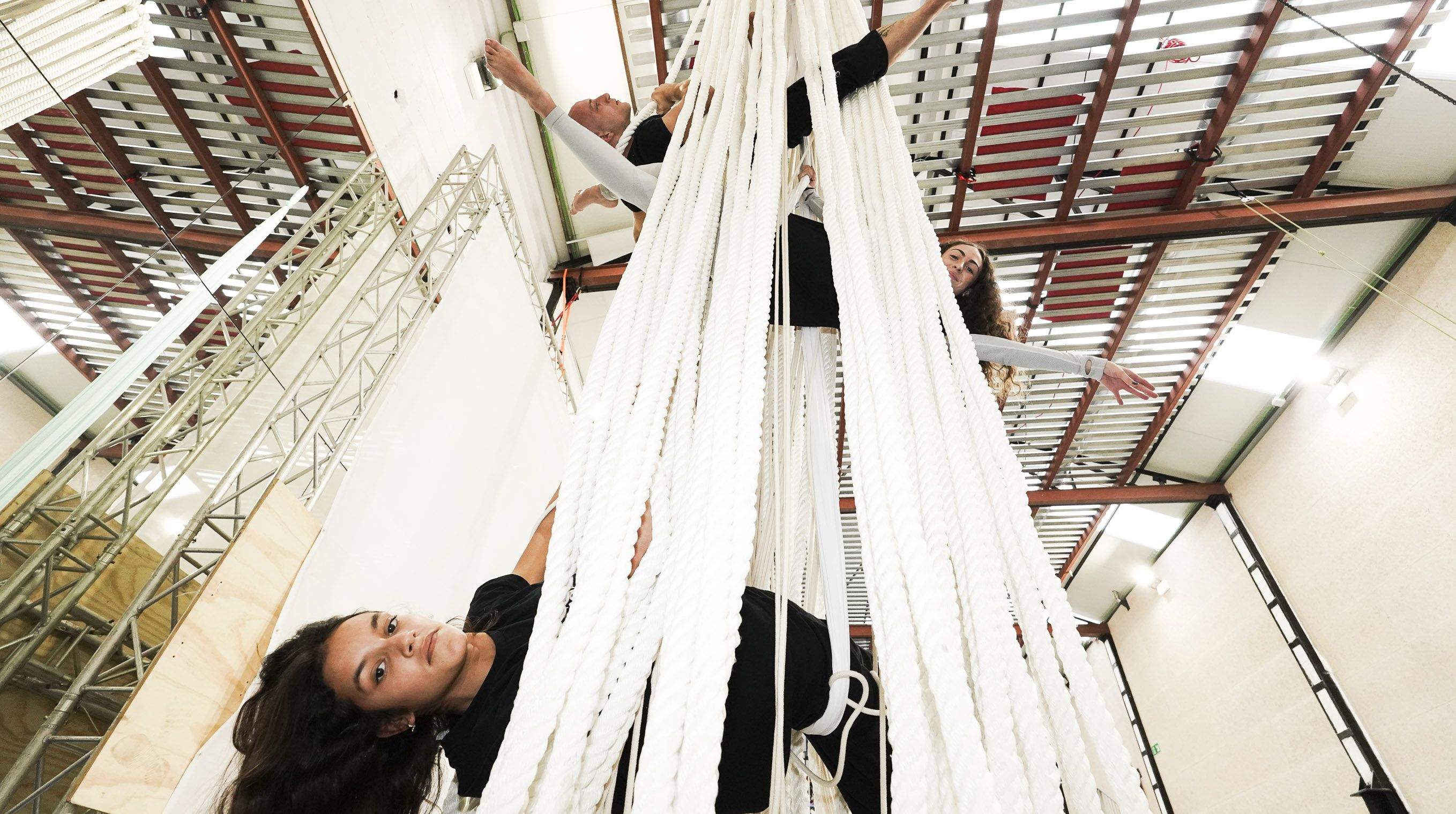 Integrantes da compañía Pablo Méndez Performances que participan no espectáculo 'Nymeria'