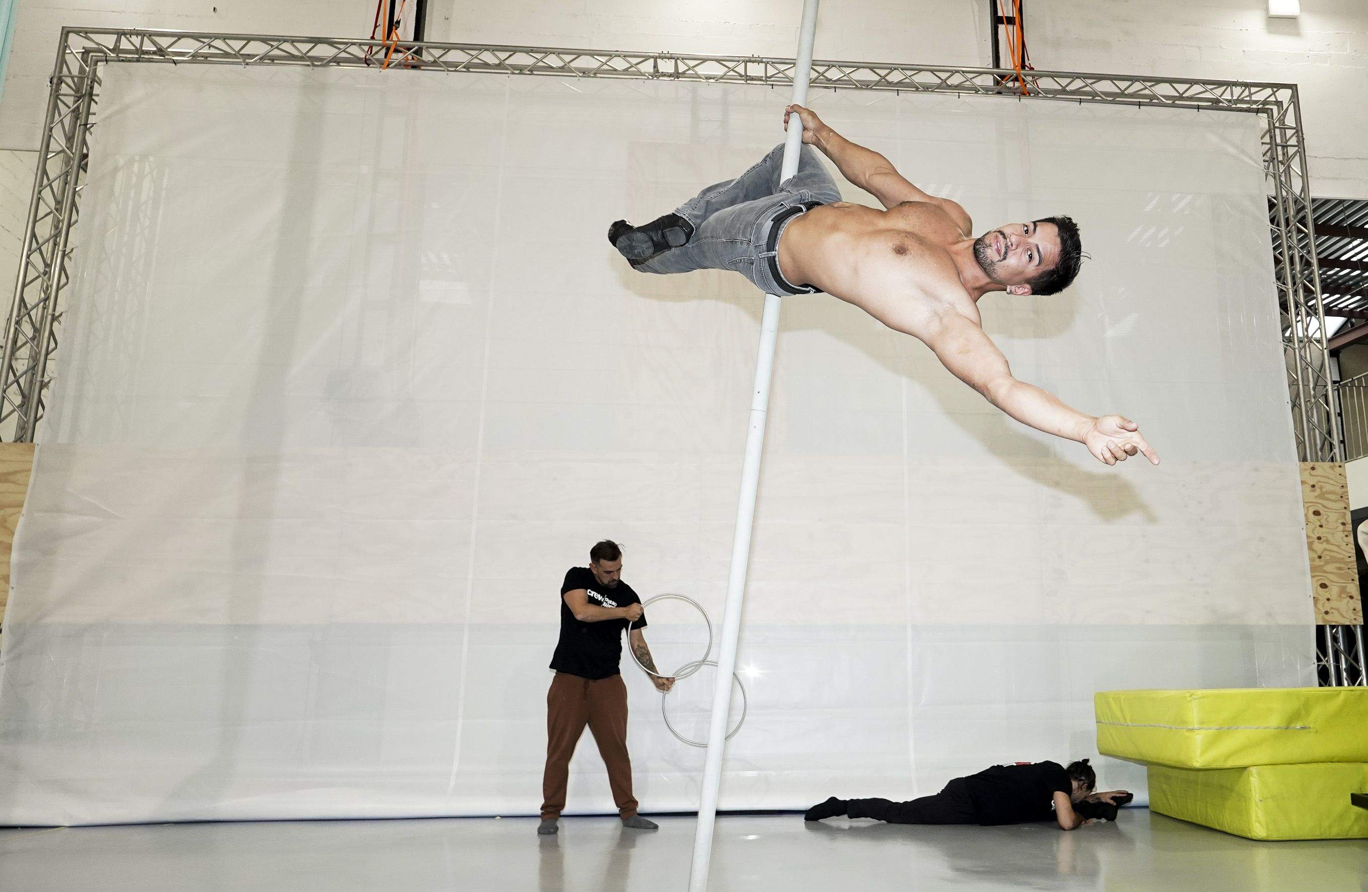 Integrantes da compañía Pablo Méndez Performances que participan no espectáculo 'Nymeria'