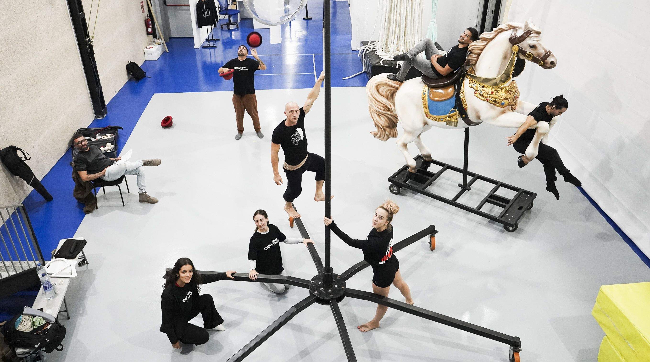 Integrantes da compañía Pablo Méndez Performances que participan no espectáculo 'Nymeria'