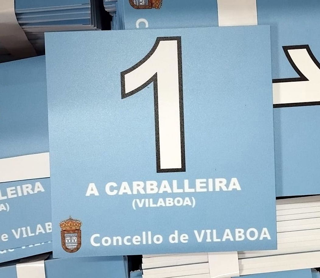 Nuevo modelo de numeración de viviendas en Vilaboa