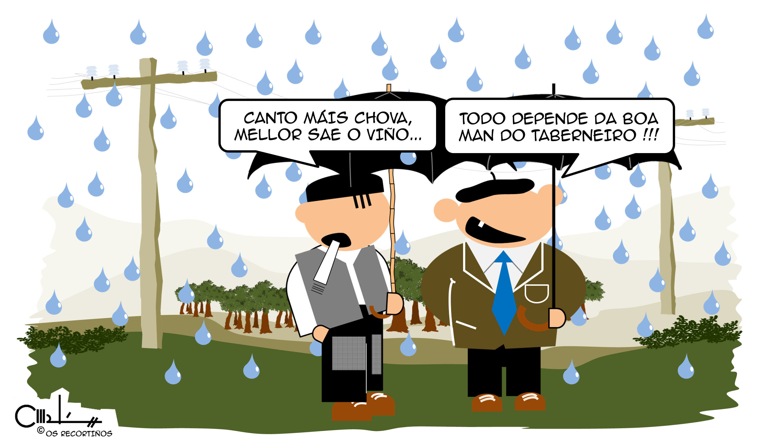 os recortiños A MAN DO TABERNEIRO
