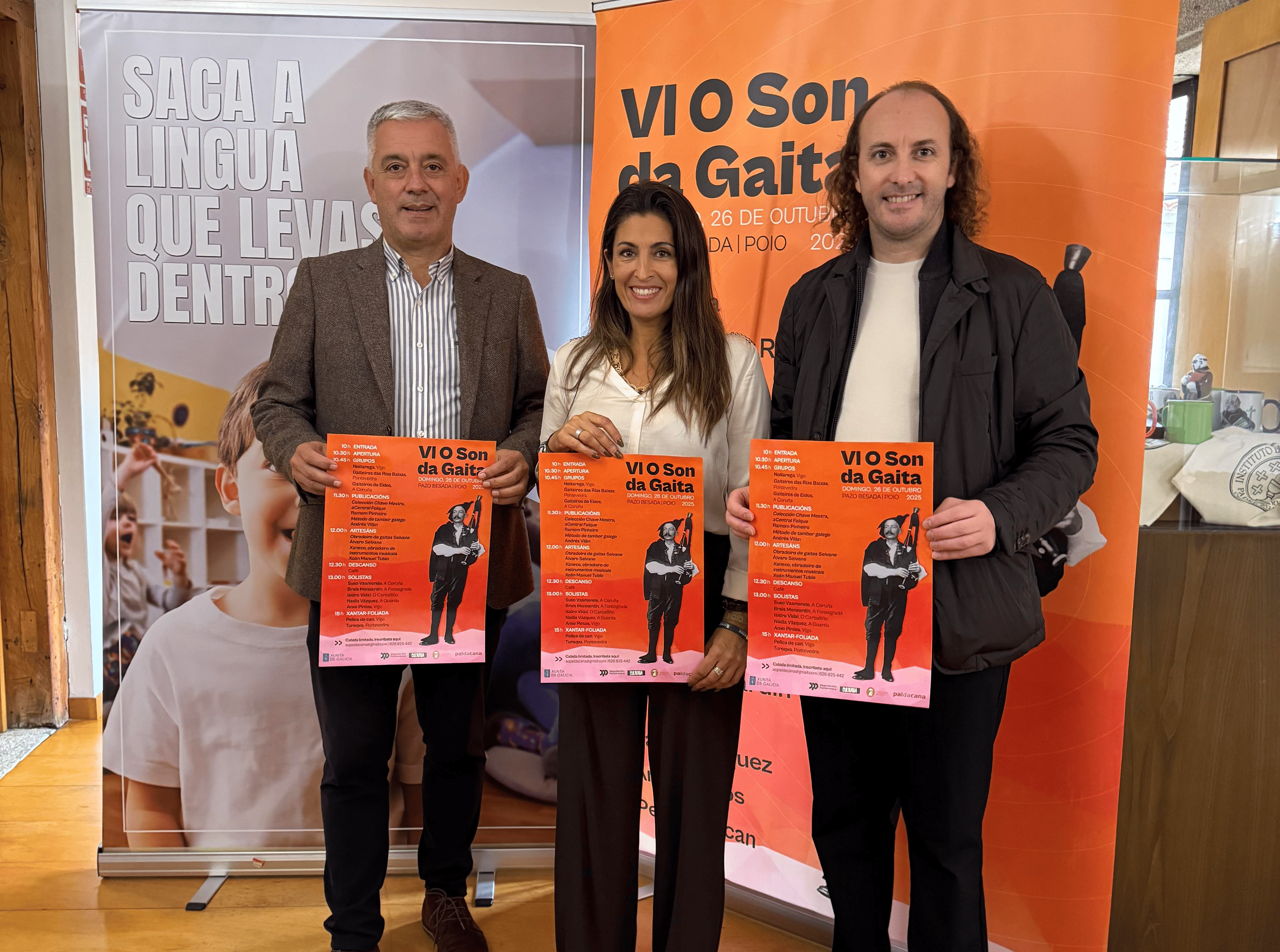 Presentación de 'O Son da gaita' en Poio