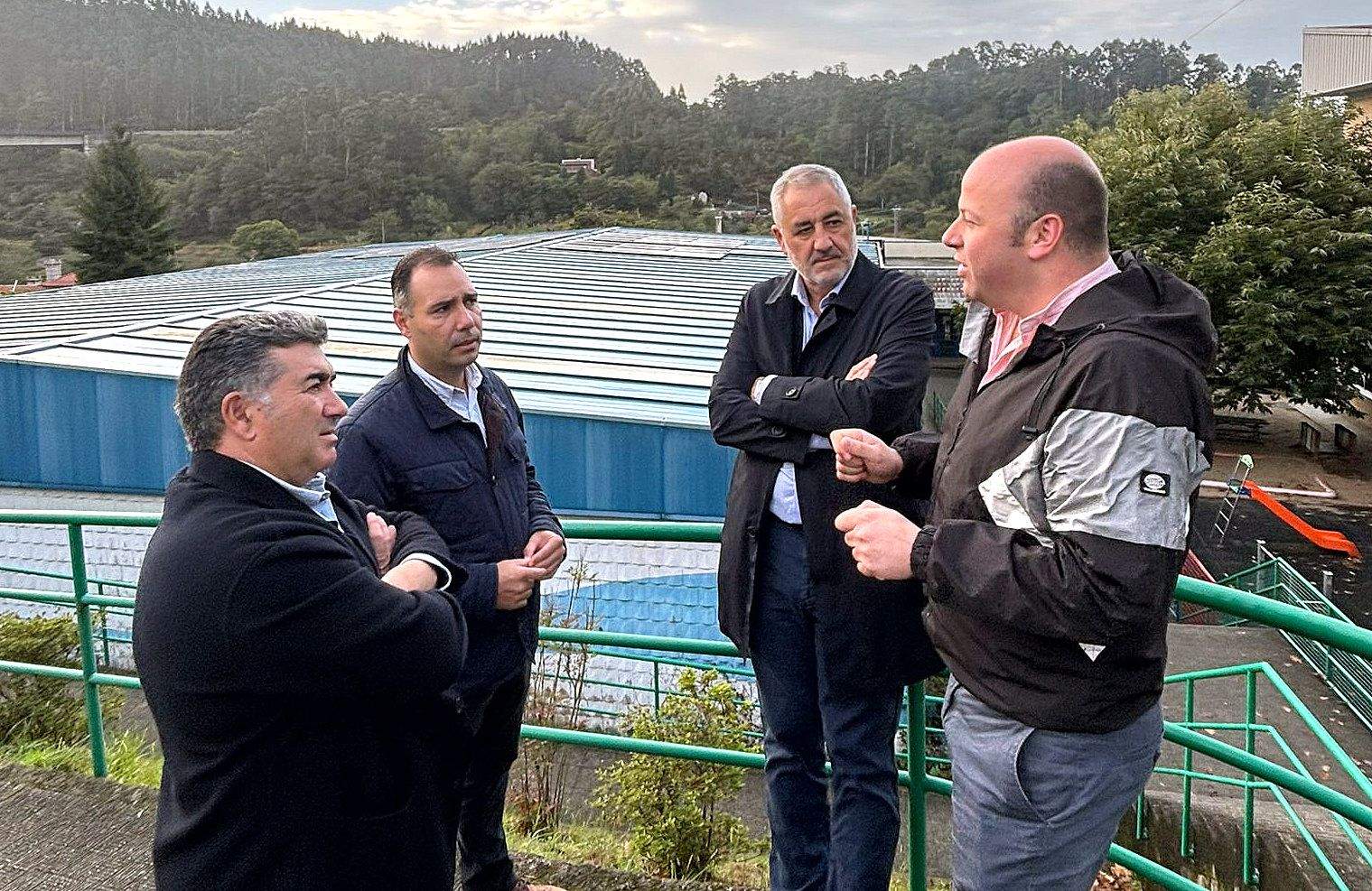 Ricardo Martínez e Manuel Fariña en Caldas