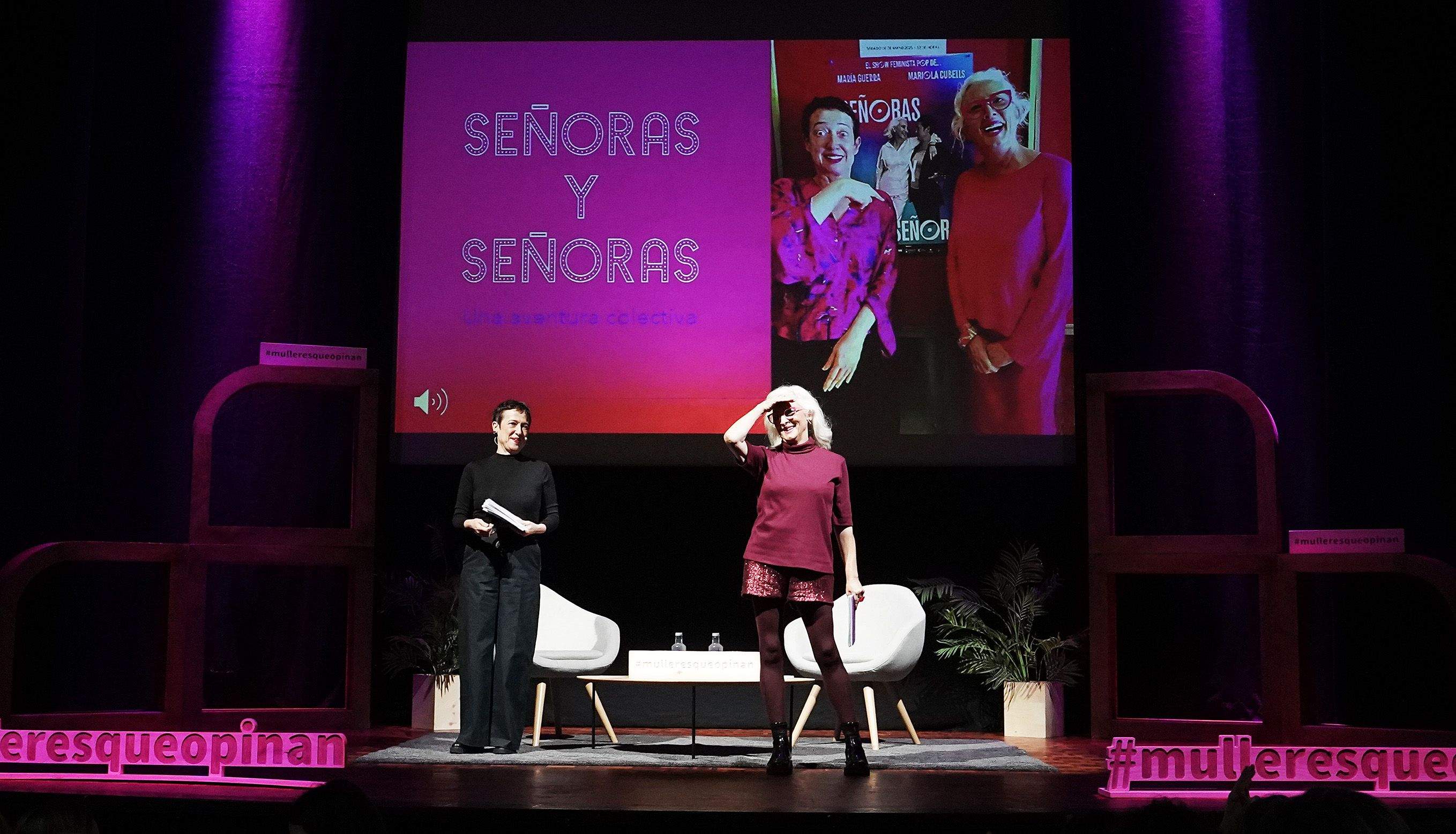 'Señoras e señoras' con María Guerra e Mariola Cubells 'Señoras e señoras' con María Guerra e Mariola Cubells