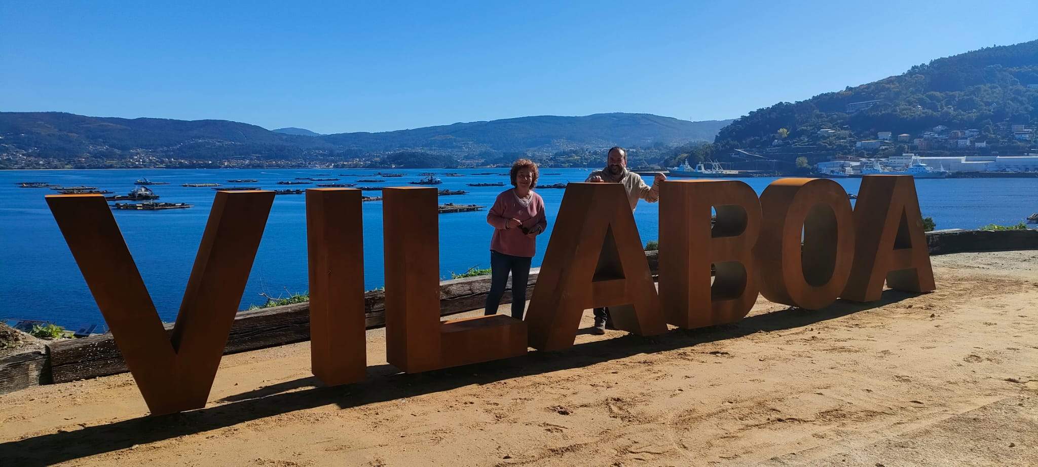 Vilaboa e as súas letras xigantes