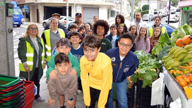 Escolares do colexio A Florida proban o Camiño Escolar Escolares do colexio A Florida proban o Camiño Escolar
