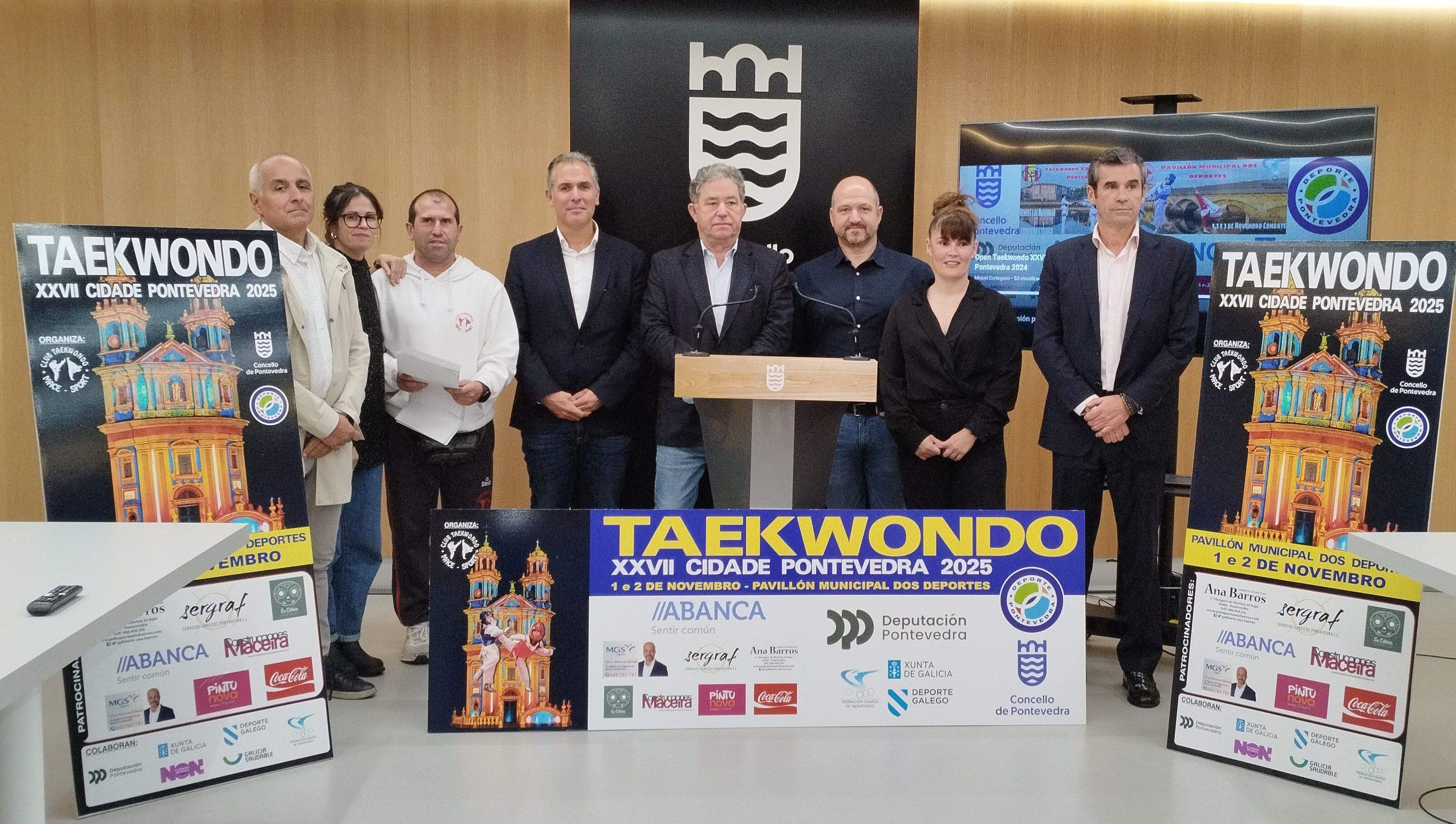 Presentación del XXVII Open Internacional Cidade de Pontevedra de Taekwondo