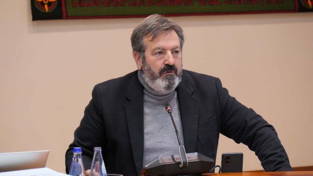 Luis Bará, no Parlamento galego