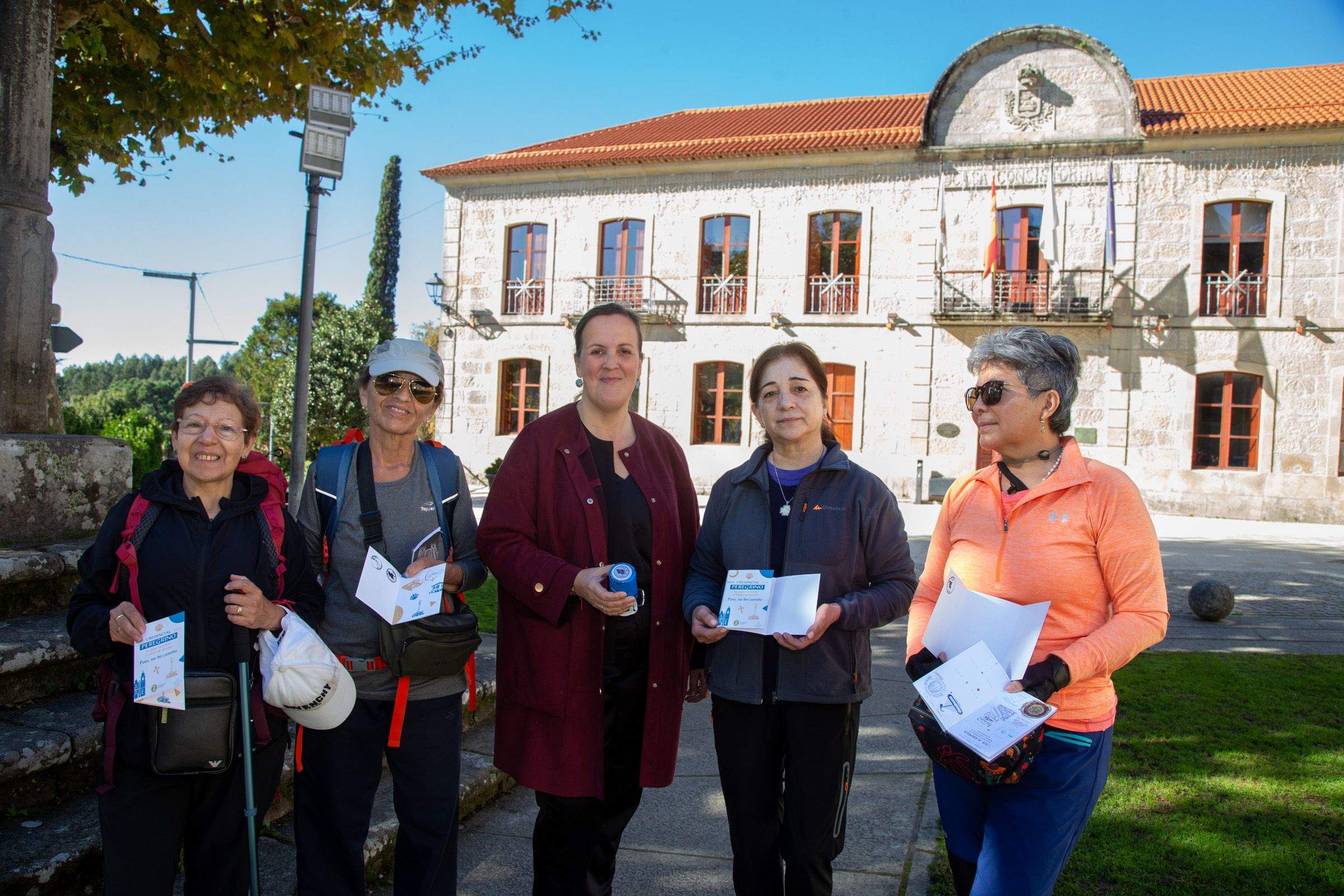 Poio presenta a súa propia Credencial do peregrino