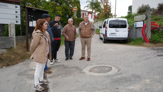 Visita oficial ás obras en O Couto de Arriba