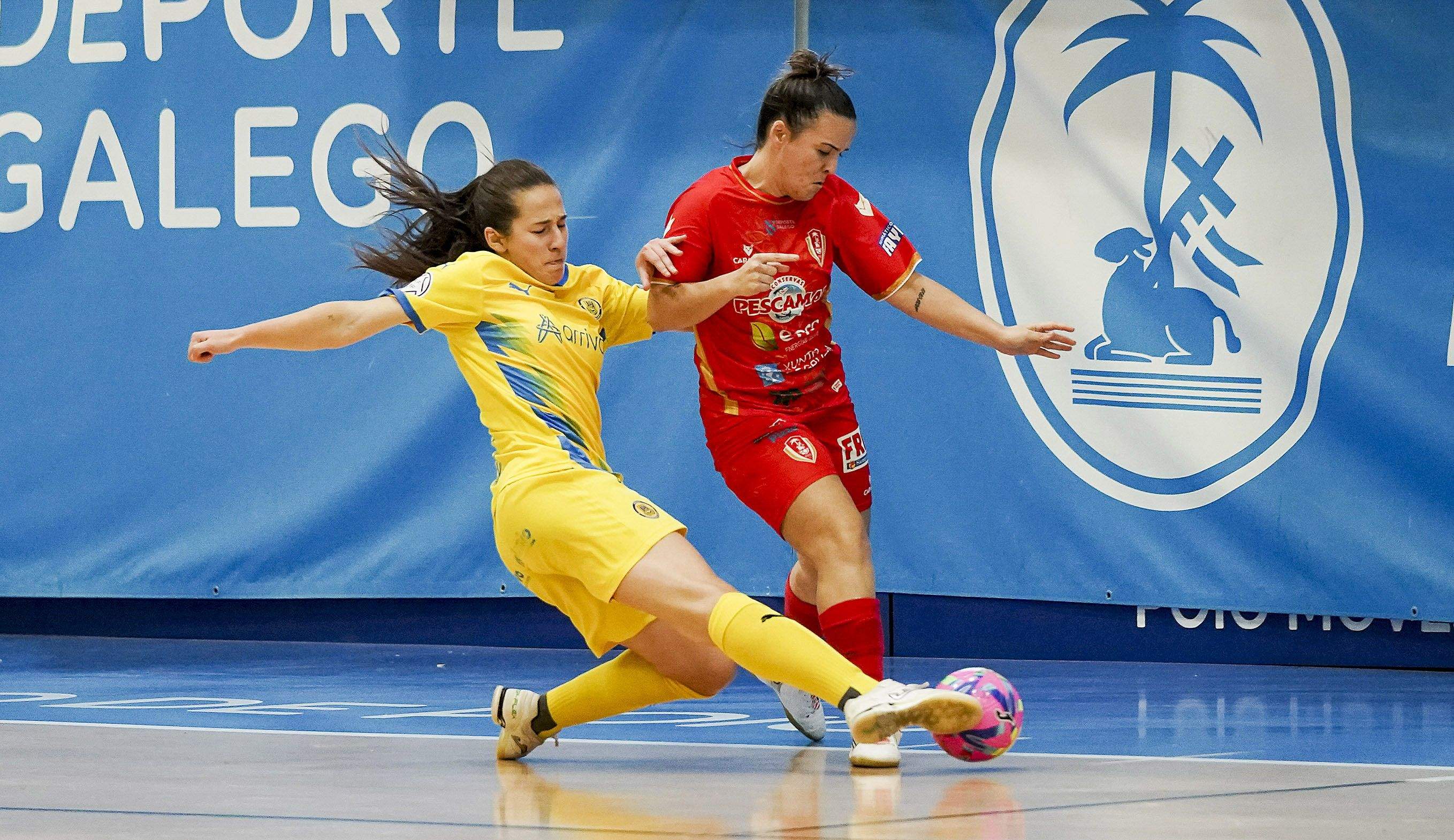 Partido entre Poio Pescamar y Álcorcón en la Seca