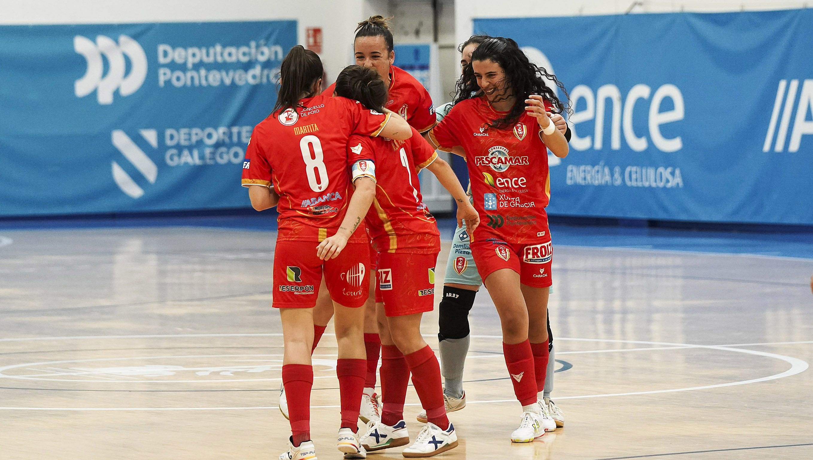 Partido entre Poio Pescamar y Alcorcón en la Seca