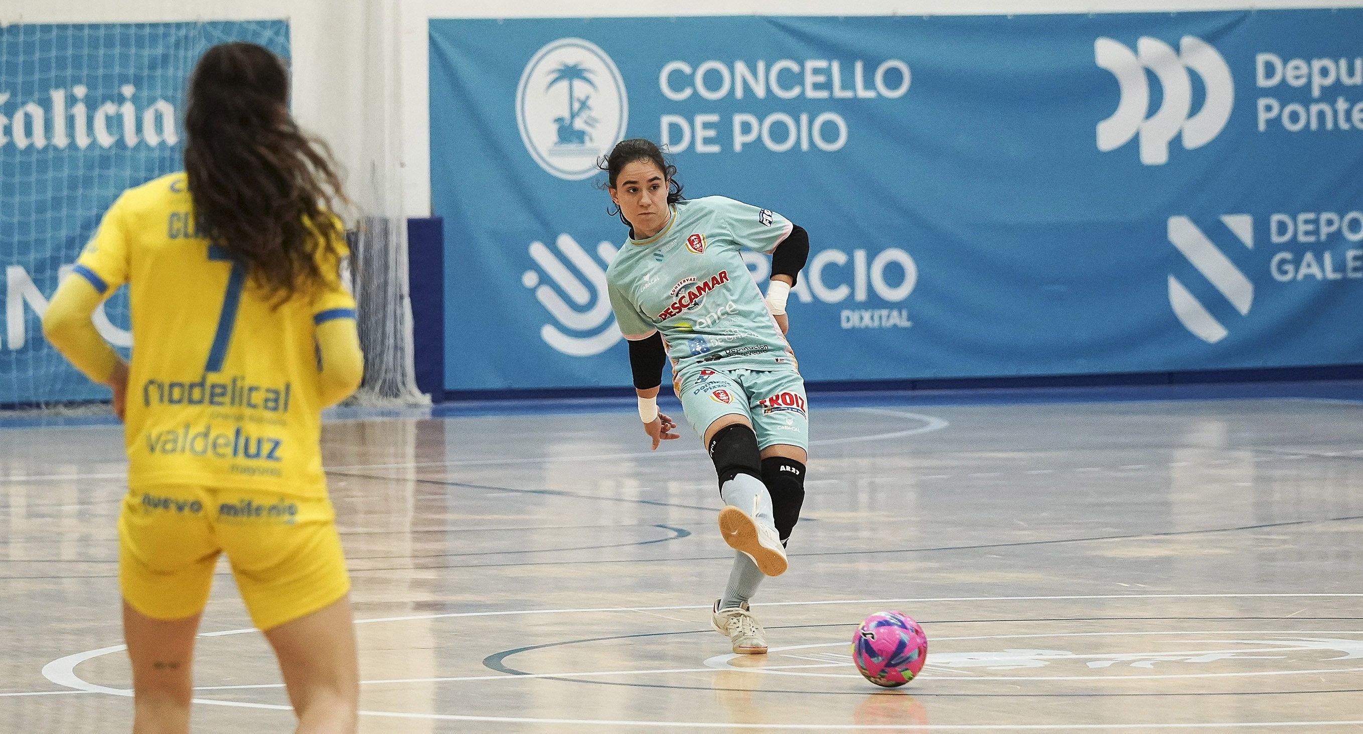 Partido entre Poio Pescamar y Álcorcón en la Seca