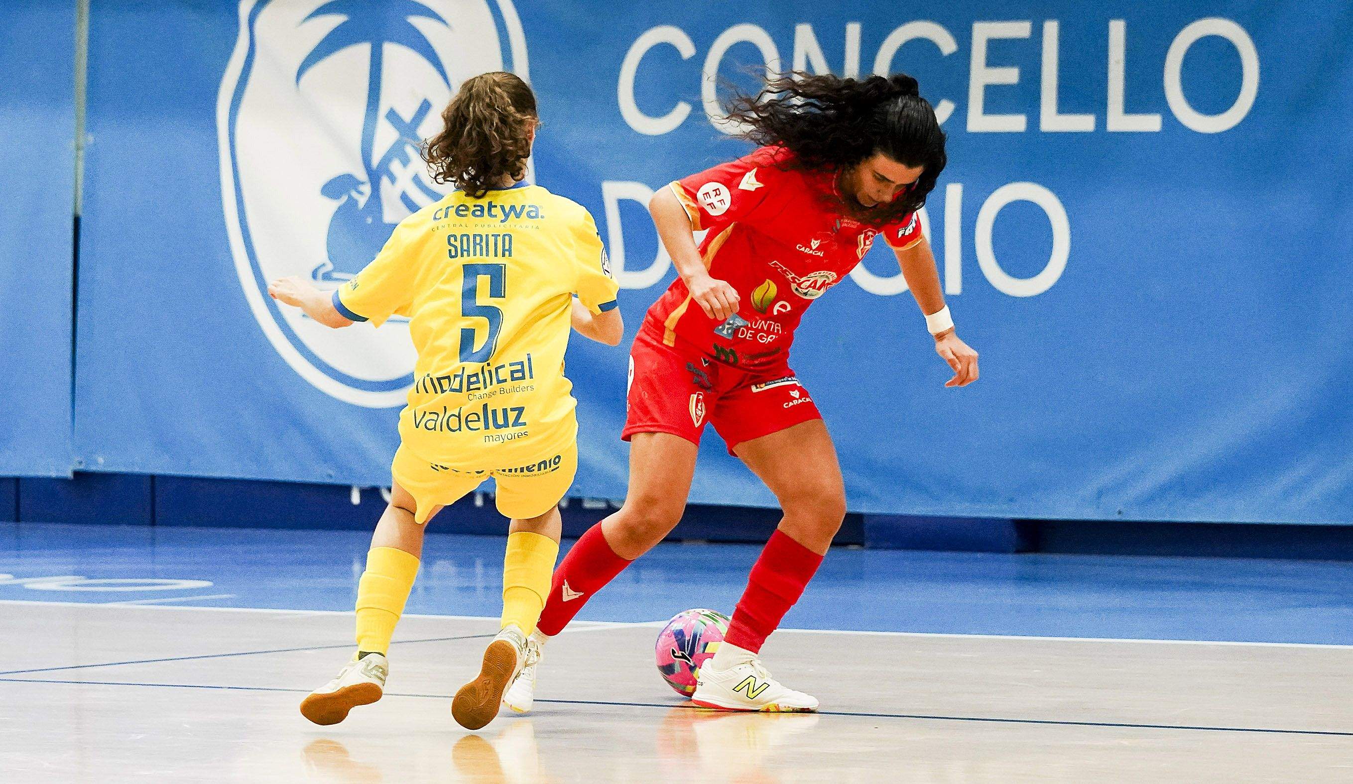 Partido entre Poio Pescamar y Álcorcón en la Seca