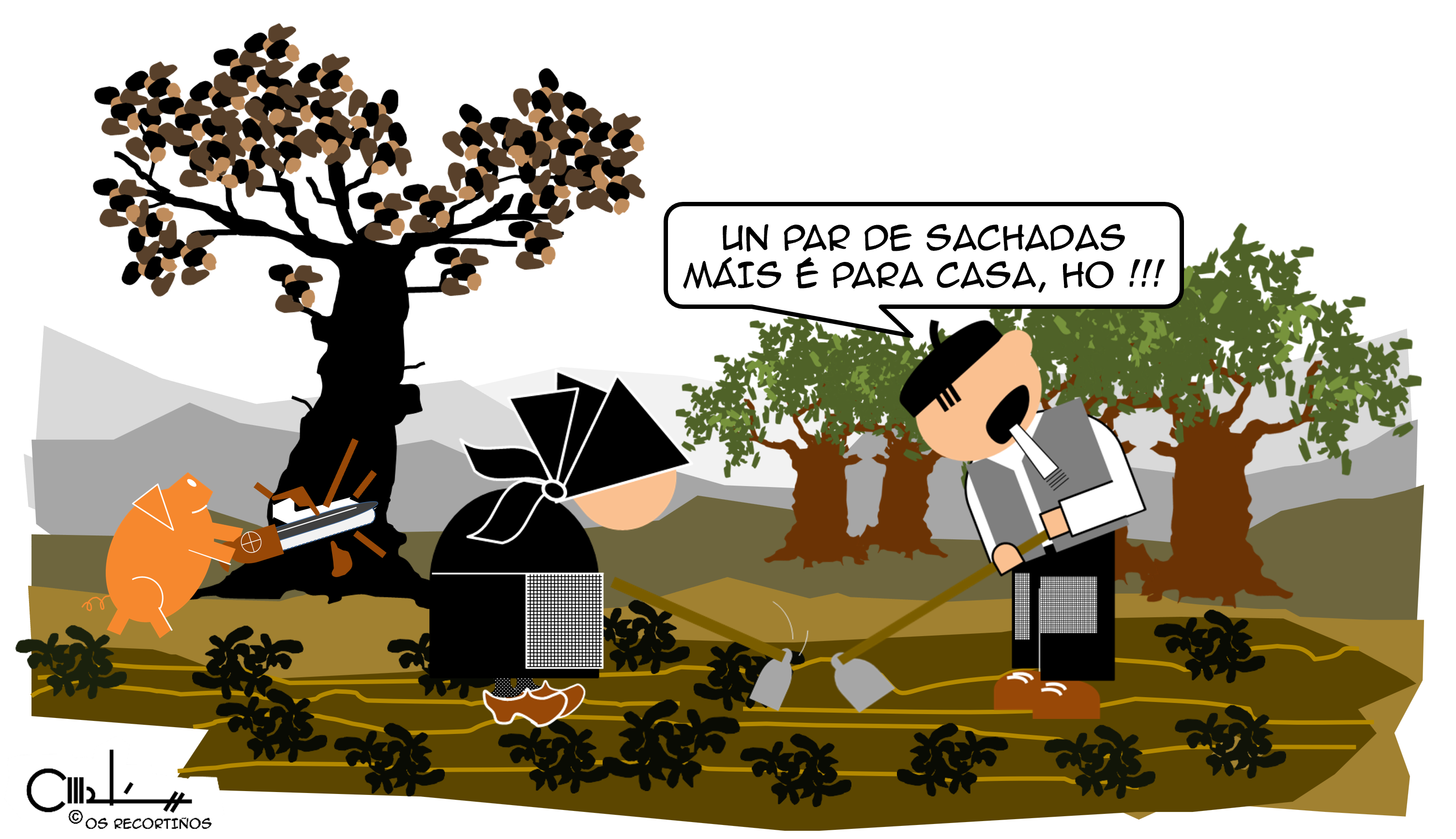 os recortiños SACHADAS