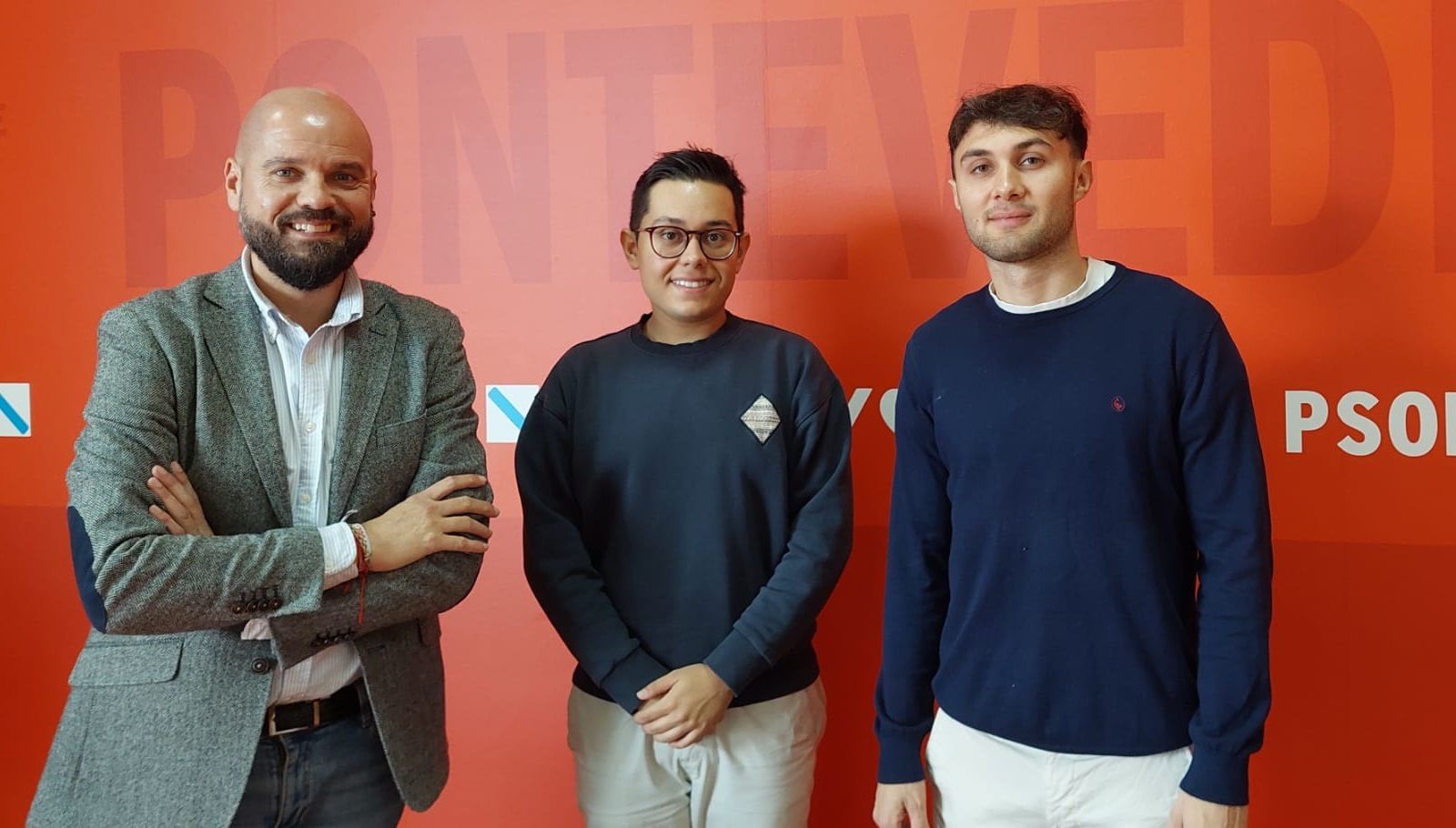 Iván Puentes, Enrique García e David Fraga