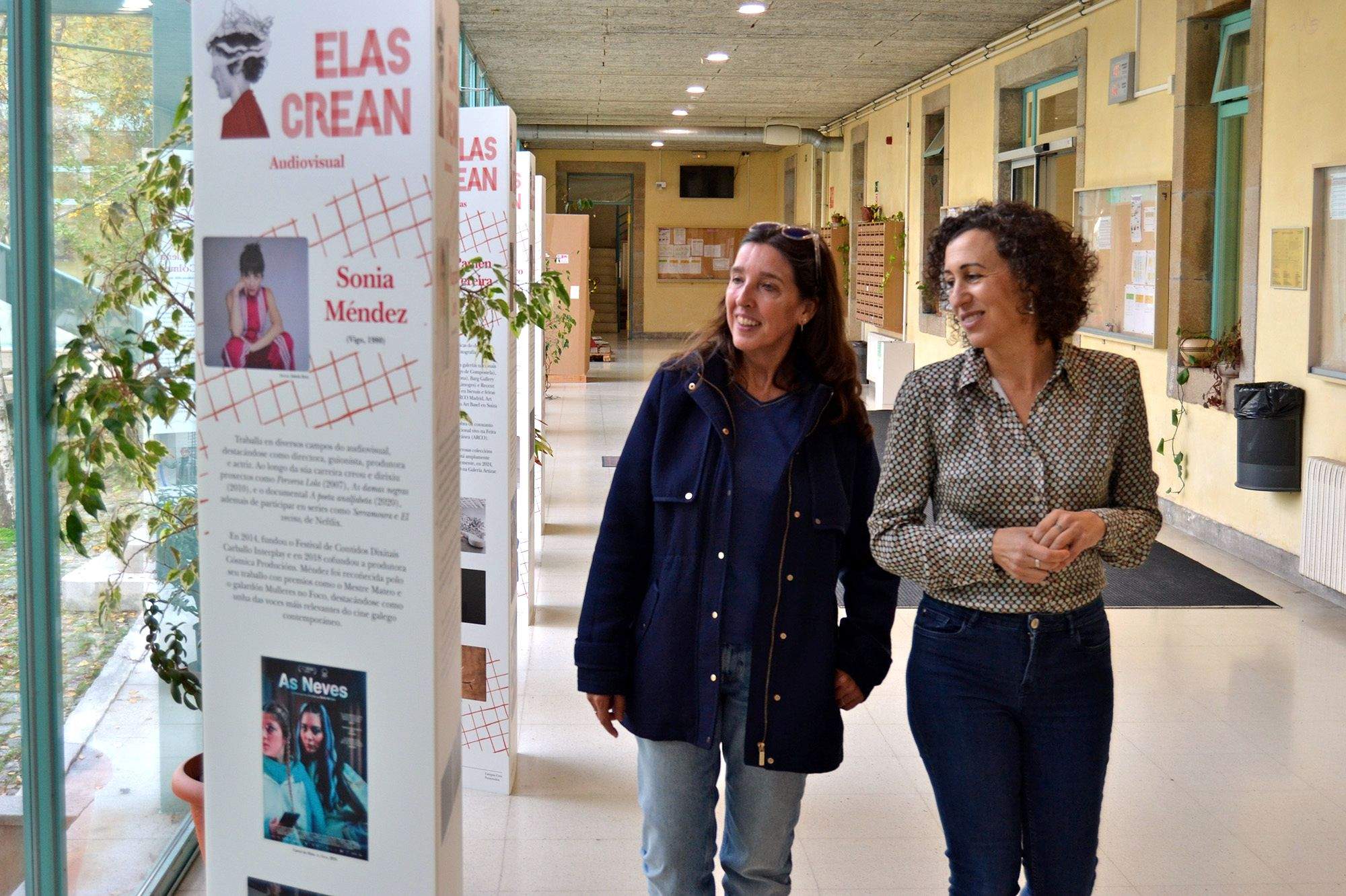 Carmen Hermo y Ana Belén Fernández Souto presentaron 'Elas Crean'