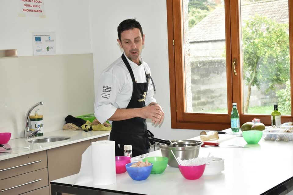 O chef Iván Méndez